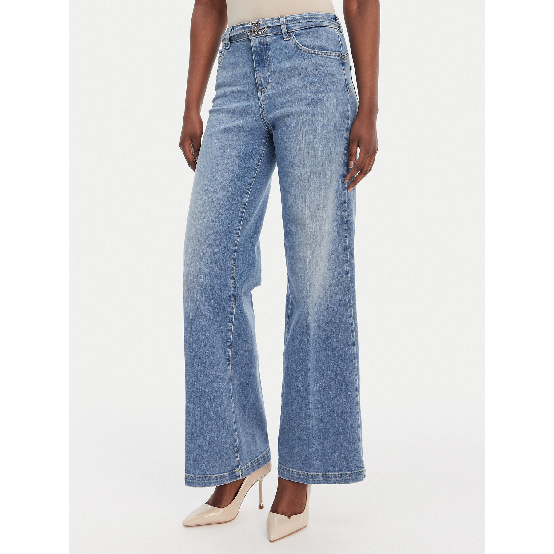 Liu Jo Jeansy UA6160 D0264 Niebieski Flare Fit