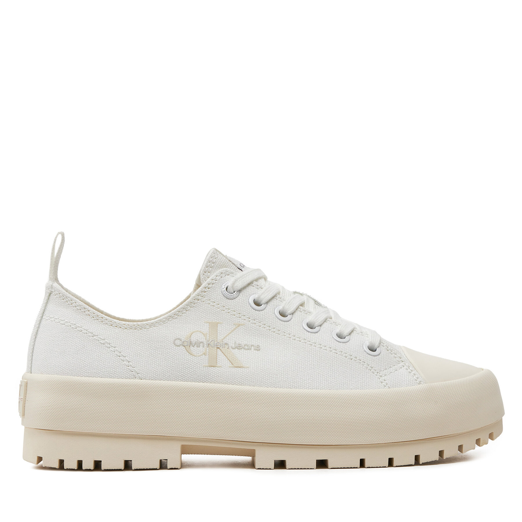 Calvin Klein Jeans Trampki Lugged Hybrid Laceup Ml Mtr YW0YW01505 Biały