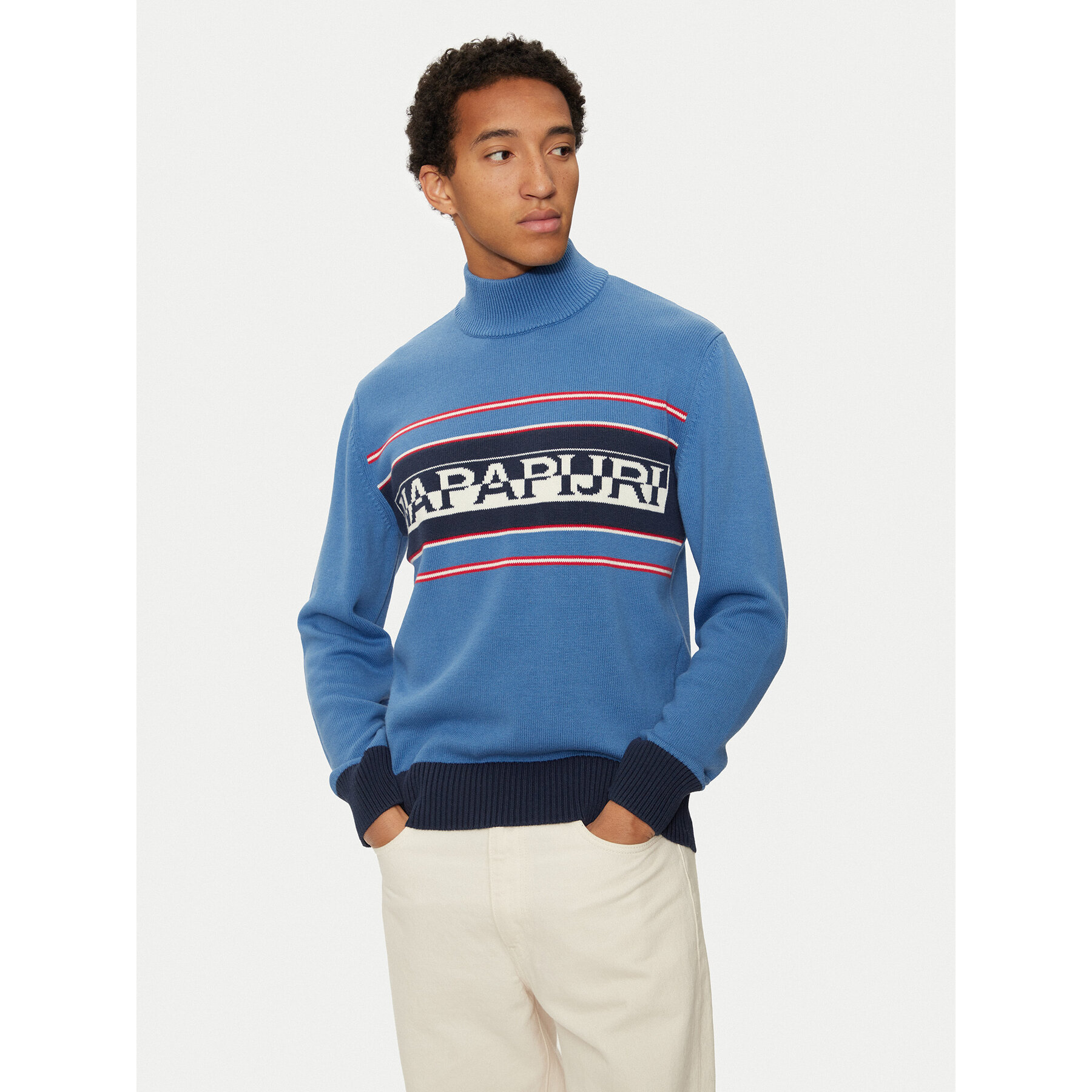 Napapijri Golf D-Sardona NP0A4I2A Granatowy Regular Fit