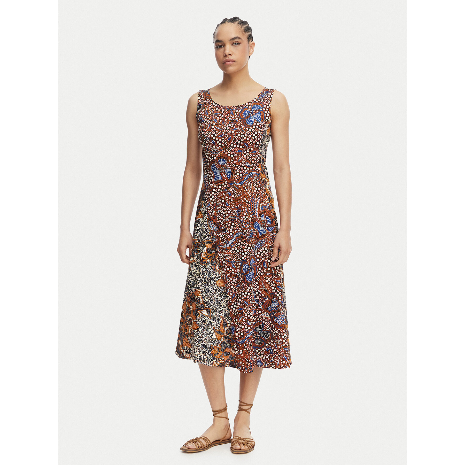 Weekend Max Mara Sukienka letnia Pausa 2615621082 Kolorowy Regular Fit