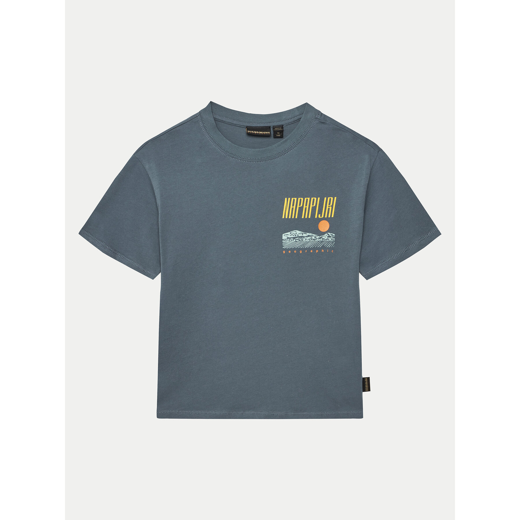 Napapijri T-Shirt S-Sella NP0A4IGX S Niebieski Regular Fit