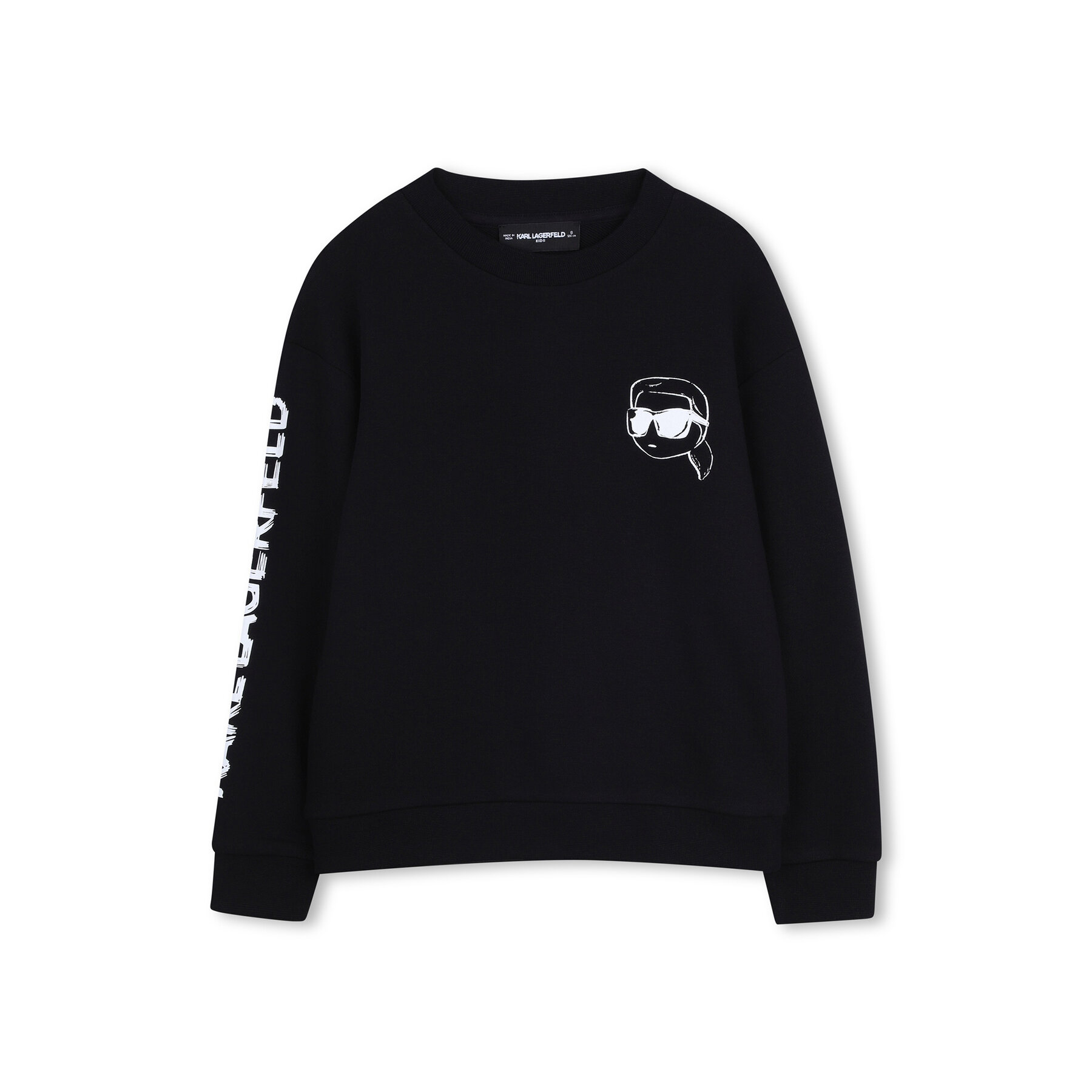 Karl Lagerfeld Kids Bluza Z31088 Czarny Regular Fit