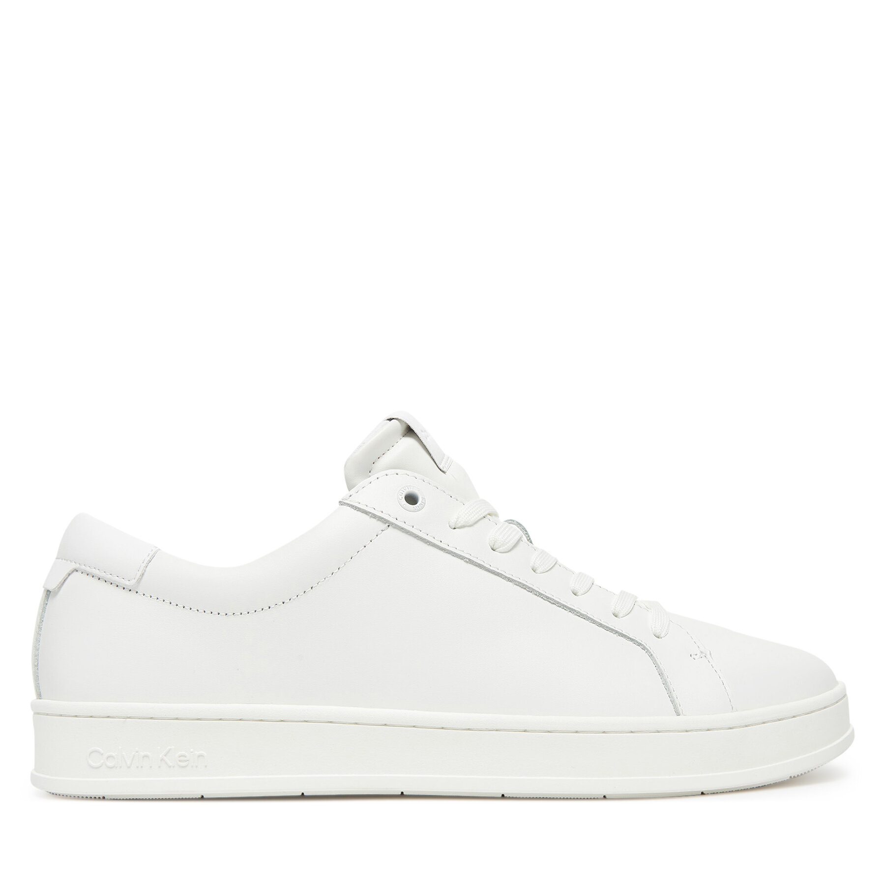 Calvin Klein Sneakersy Low Top Lace Up Lth HM0HM01971 Biały