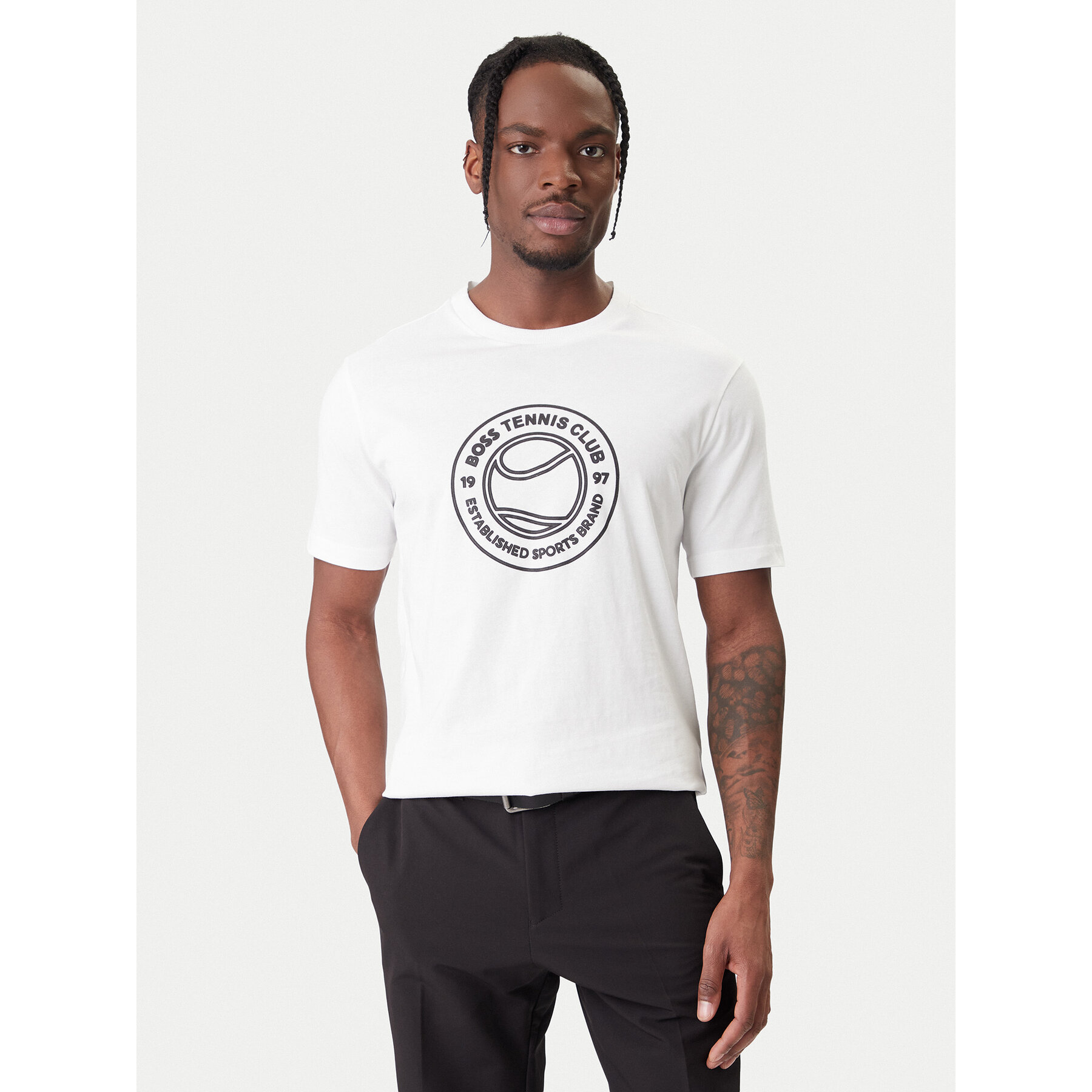 BOSS T-Shirt TS_Join Logo 50553648 Biały Regular Fit