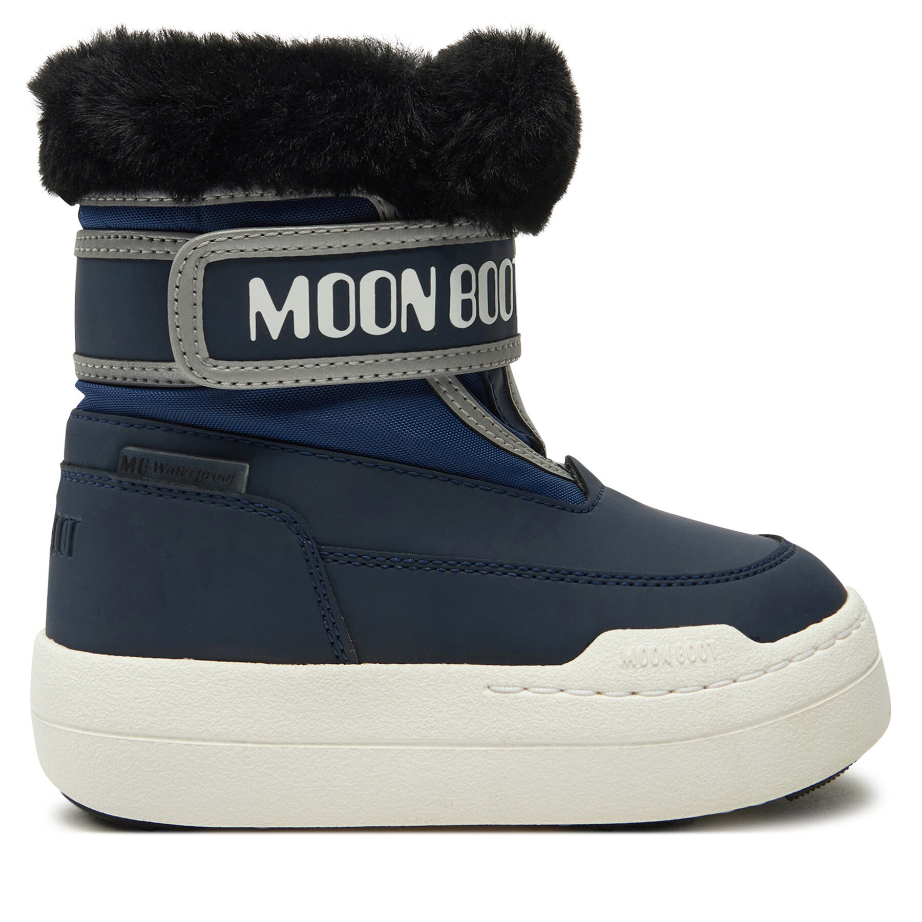 Moon Boot Śniegowce Junior Park Strap 80D3440030 Granatowy