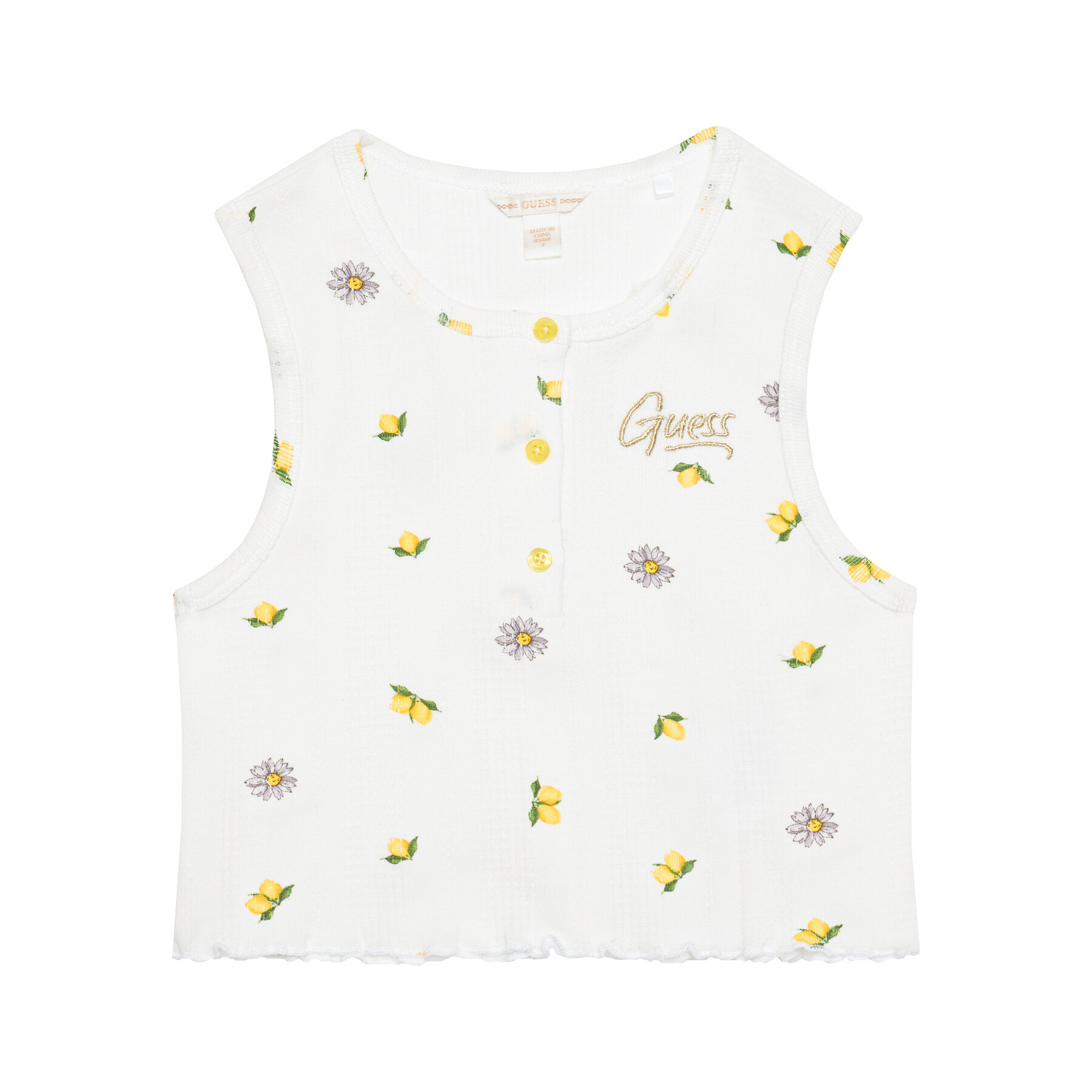 Guess Top J6GI02 KF794 Biały Regular Fit