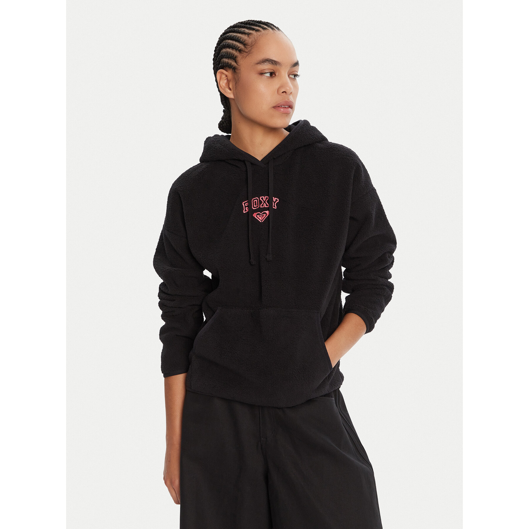 Roxy Polar Cool Calling ERJPF03221 Czarny Regular Fit