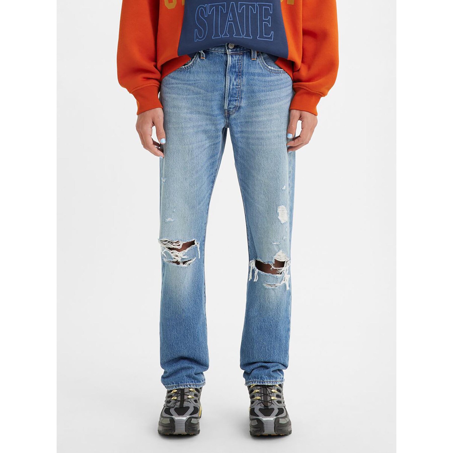 Levi's® Jeansy 501® 00501-3375 Niebieski Straight Fit