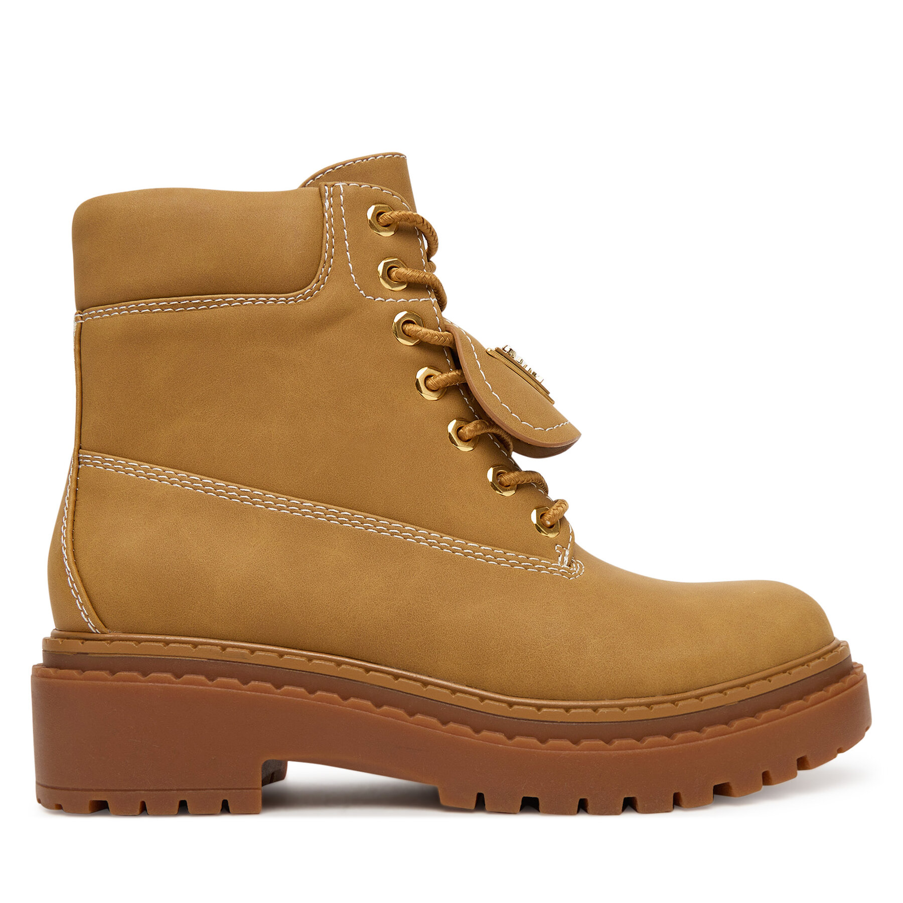 Guess Trapery FLTLVY ELE10 Beżowy