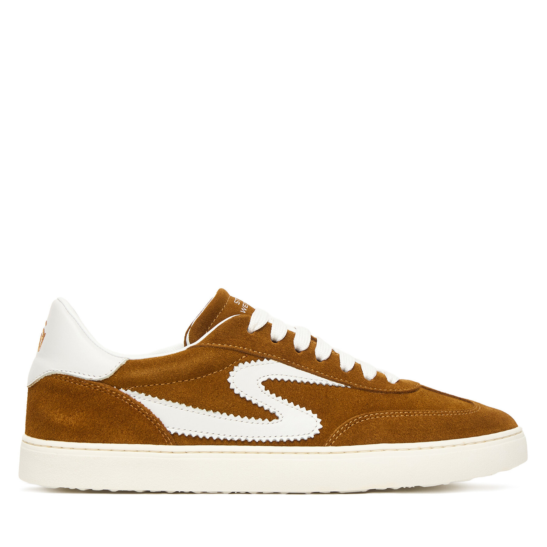 Stuart Weitzman Sneakersy Runaround SK928 XYP Brązowy