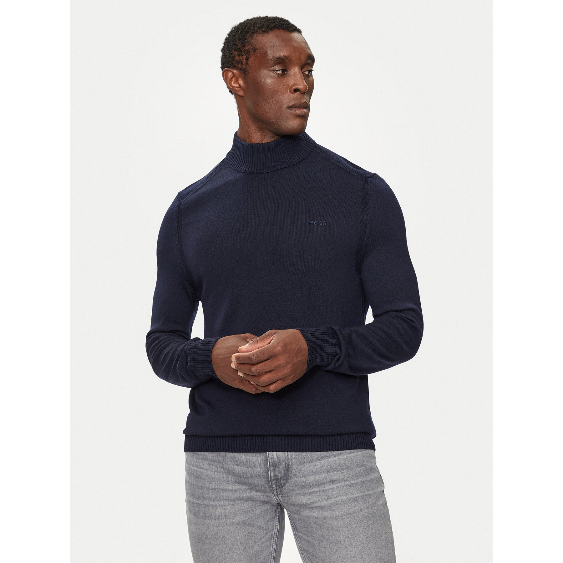Boss Golf Avac_M 50501761 Granatowy Slim Fit
