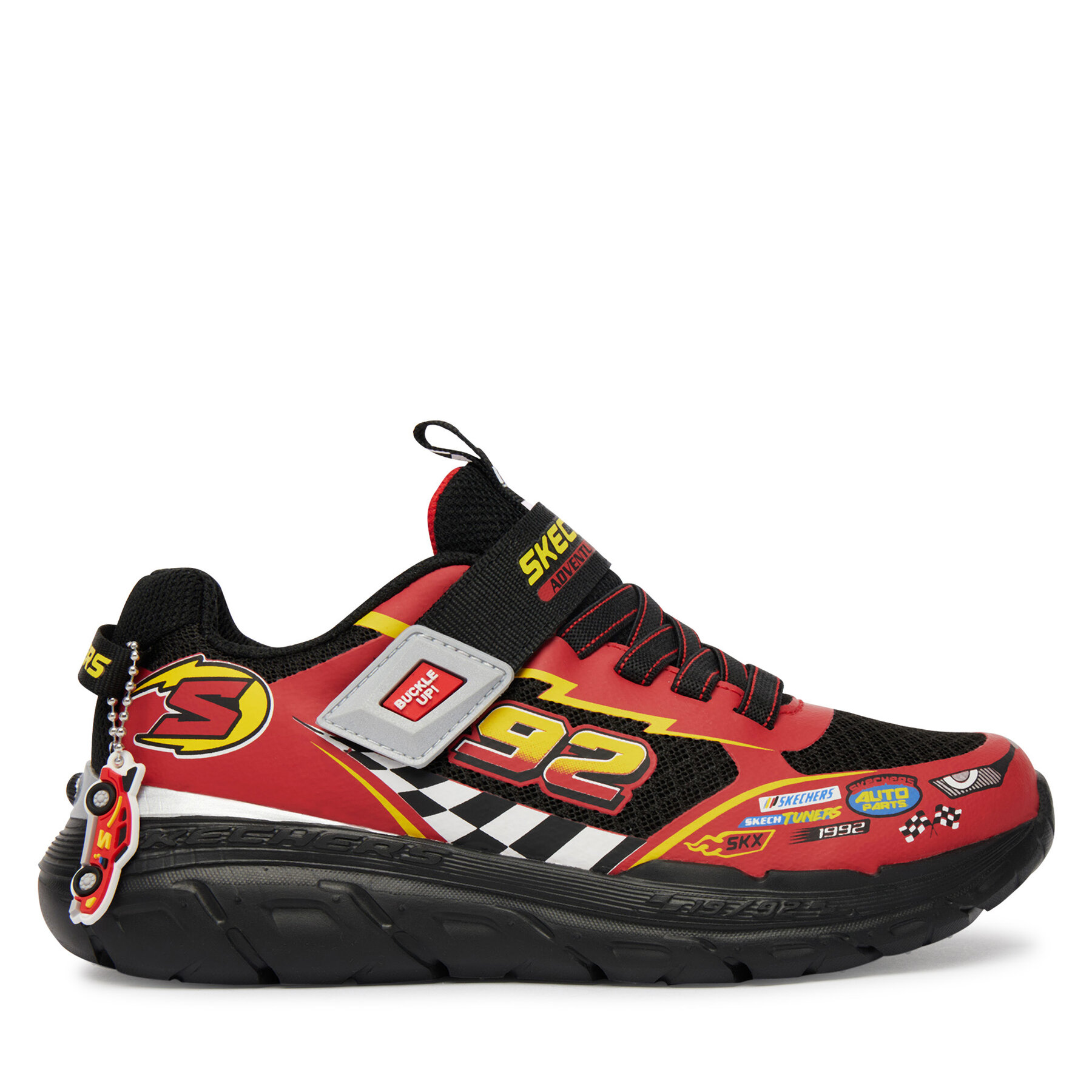 Skechers Sneakersy 402303L/BKRD Czerwony
