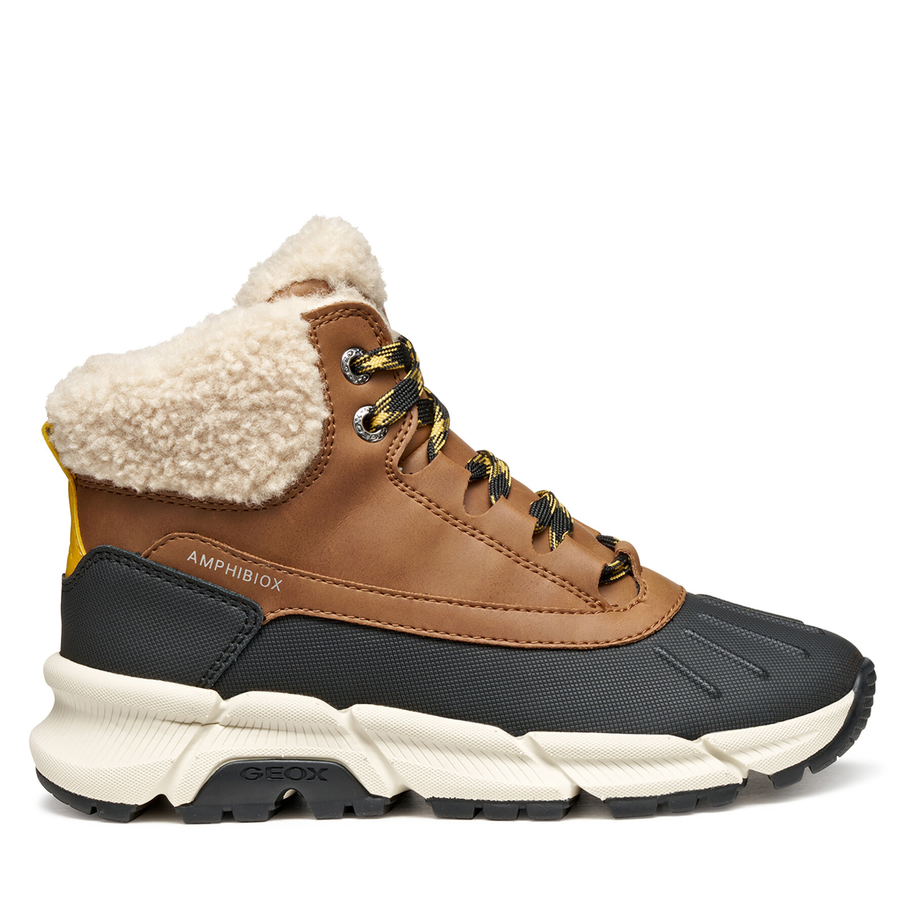 Geox Trzewiki J Flexyper Plus J56LCB 0ME50 C0324 S Brązowy