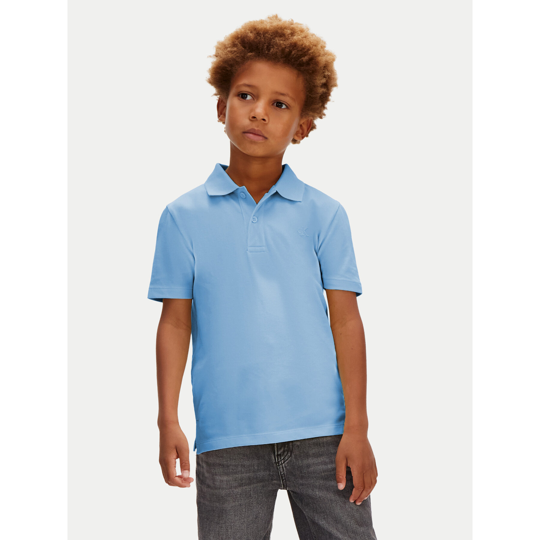 Calvin Klein Jeans Polo LVCKSJB29B Niebieski Regular Fit