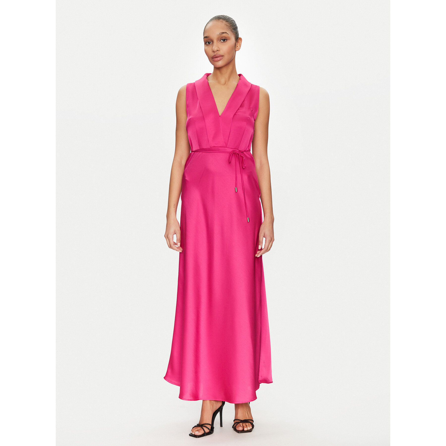 LOLA CASADEMUNT Sukienka wieczorowa LS2516023 Różowy Regular Fit