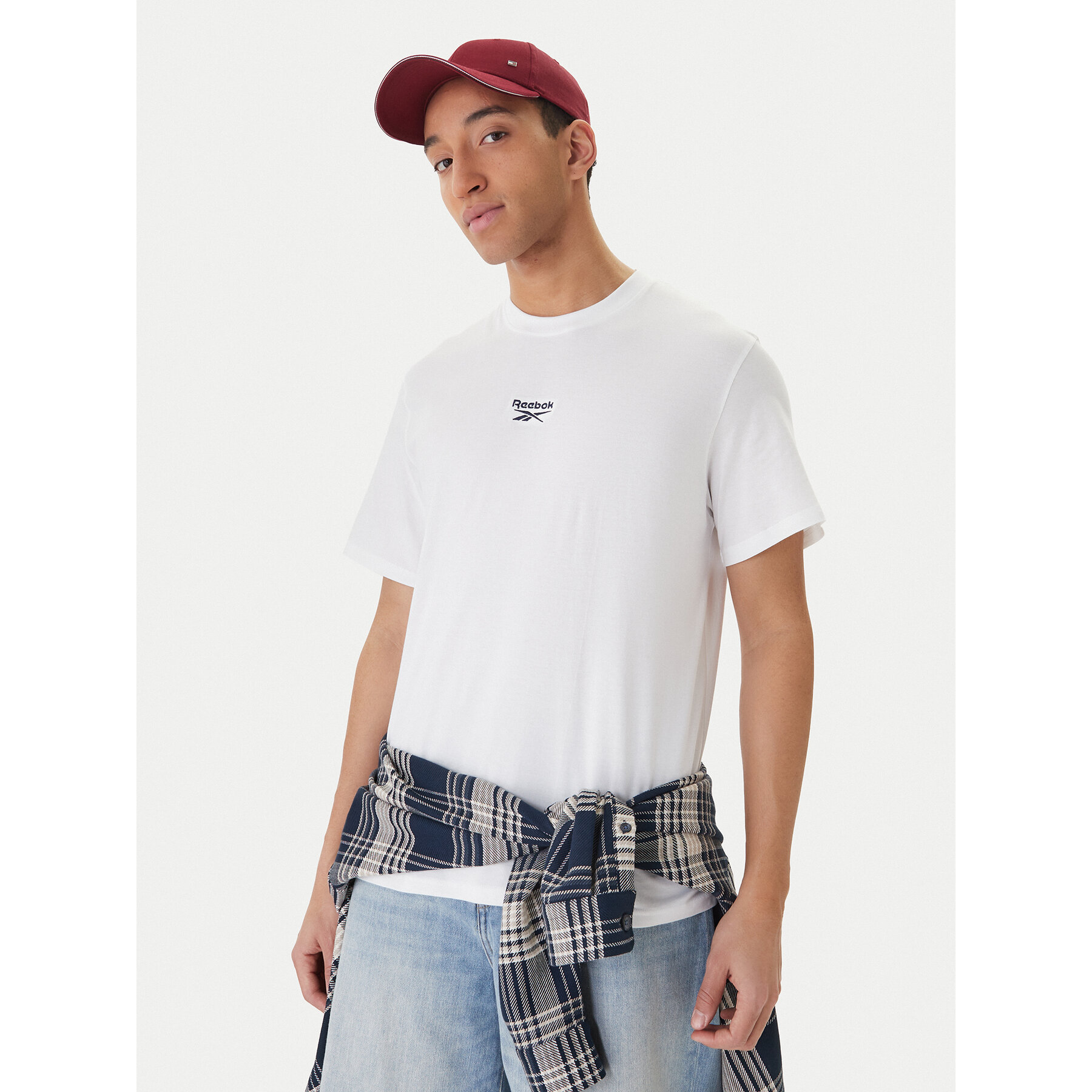 Reebok T-Shirt Branagan RK25561CCM Biały Regular Fit