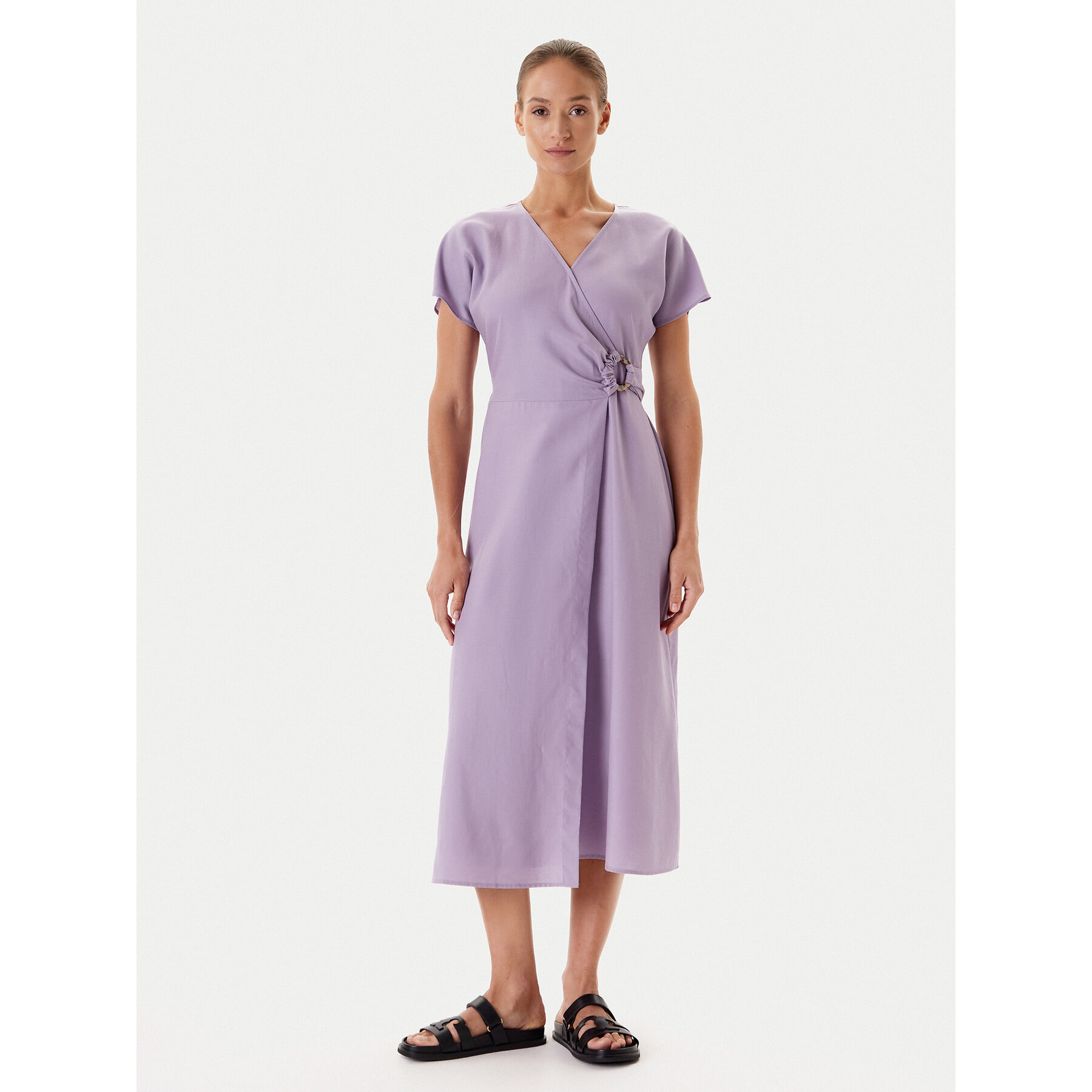 Tatuum Sukienka letnia Ziana T2506.194 Fioletowy Regular Fit