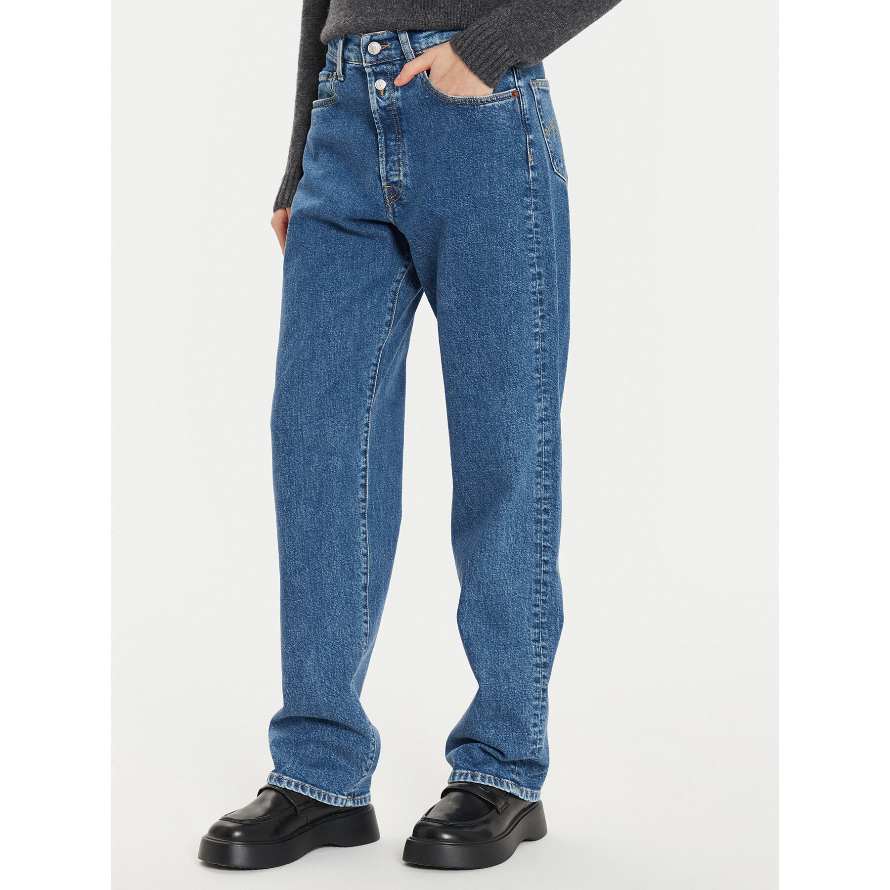 REPLAY Jeansy W9Z1 .000.759 53D Niebieski Straight Fit