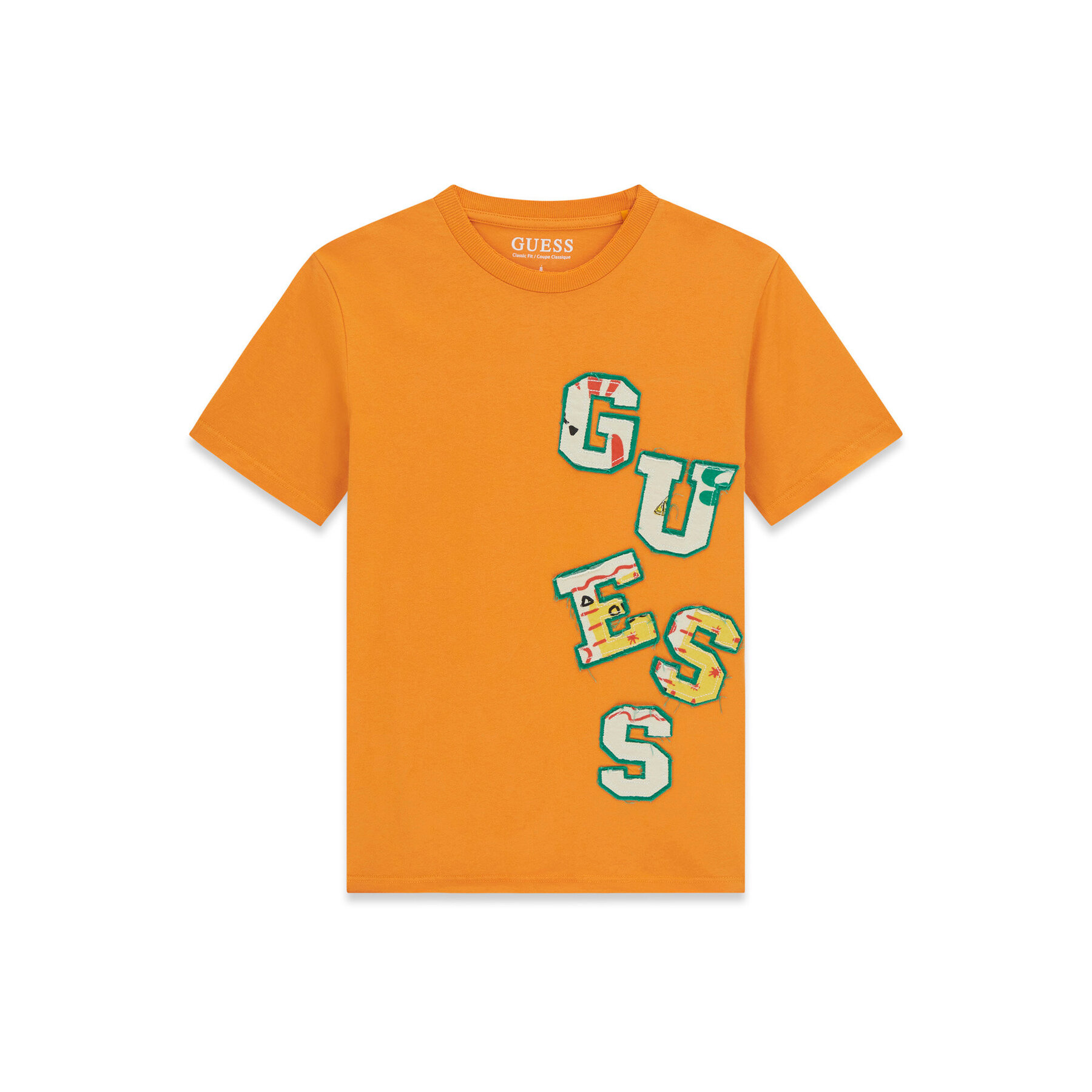 Guess T-Shirt L6GI02 K8HM4 Pomarańczowy Relaxed Fit