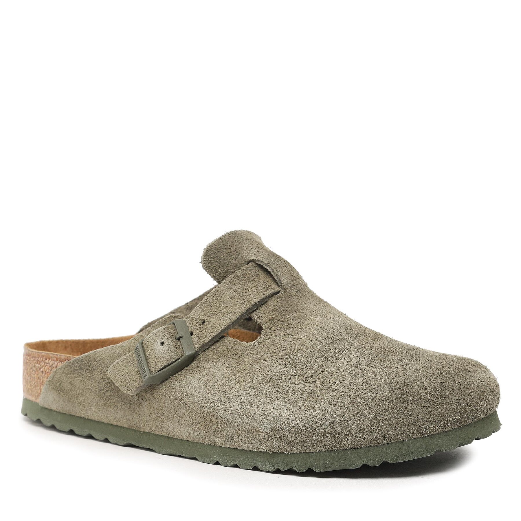 Birkenstock Klapki Boston 1024721 Zielony
