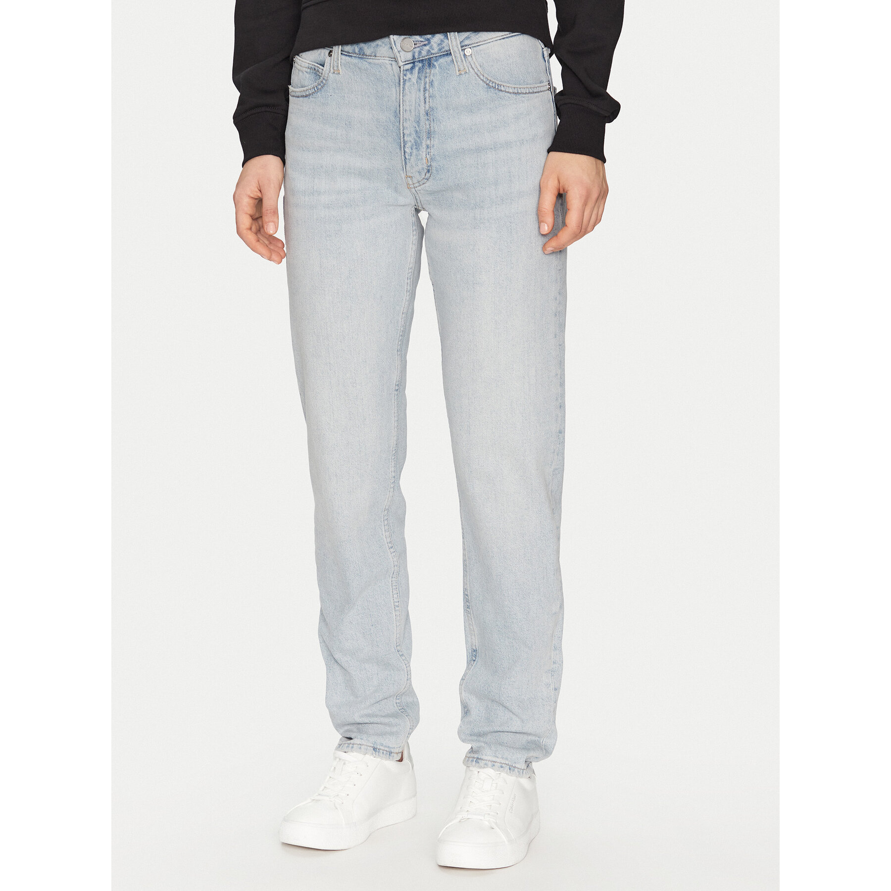 Calvin Klein Jeansy K20K208111 Niebieski Slim Fit
