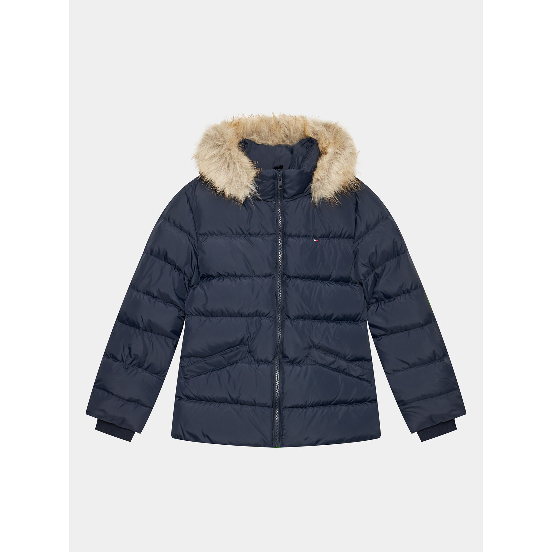 Tommy Hilfiger Kurtka puchowa Essential KG0KG07399 D Granatowy Regular Fit