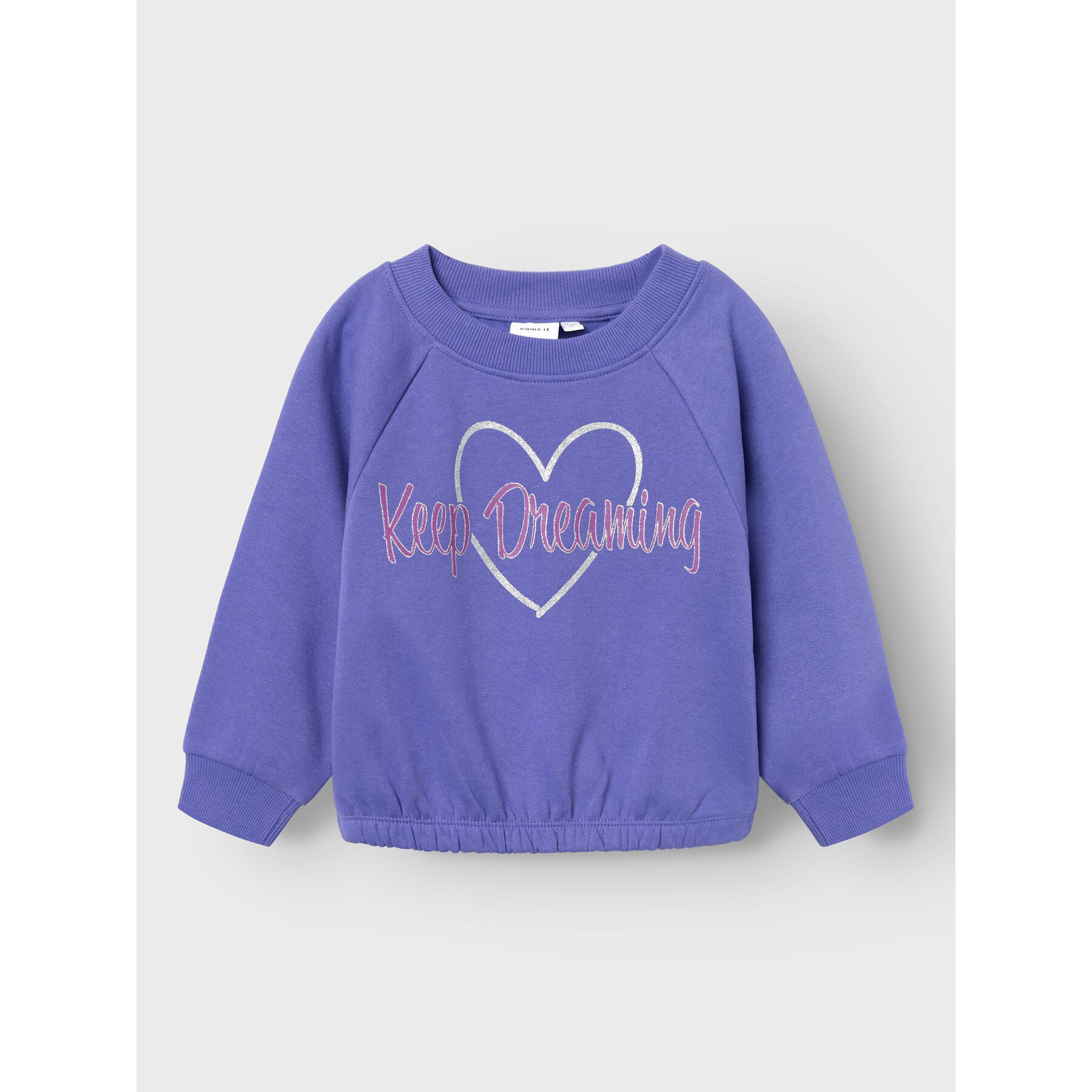 NAME IT Bluza 13219948 Fioletowy Regular Fit