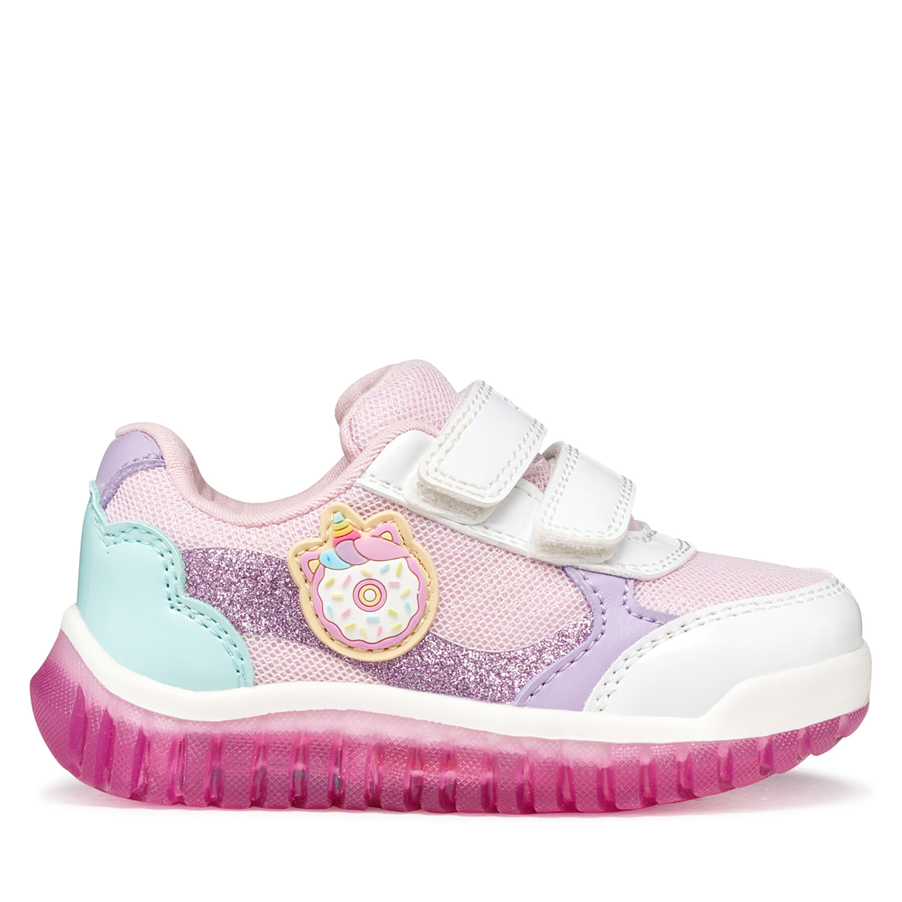 Geox Sneakersy B Lightyloo Girl B6561A 002AS C0406 Różowy