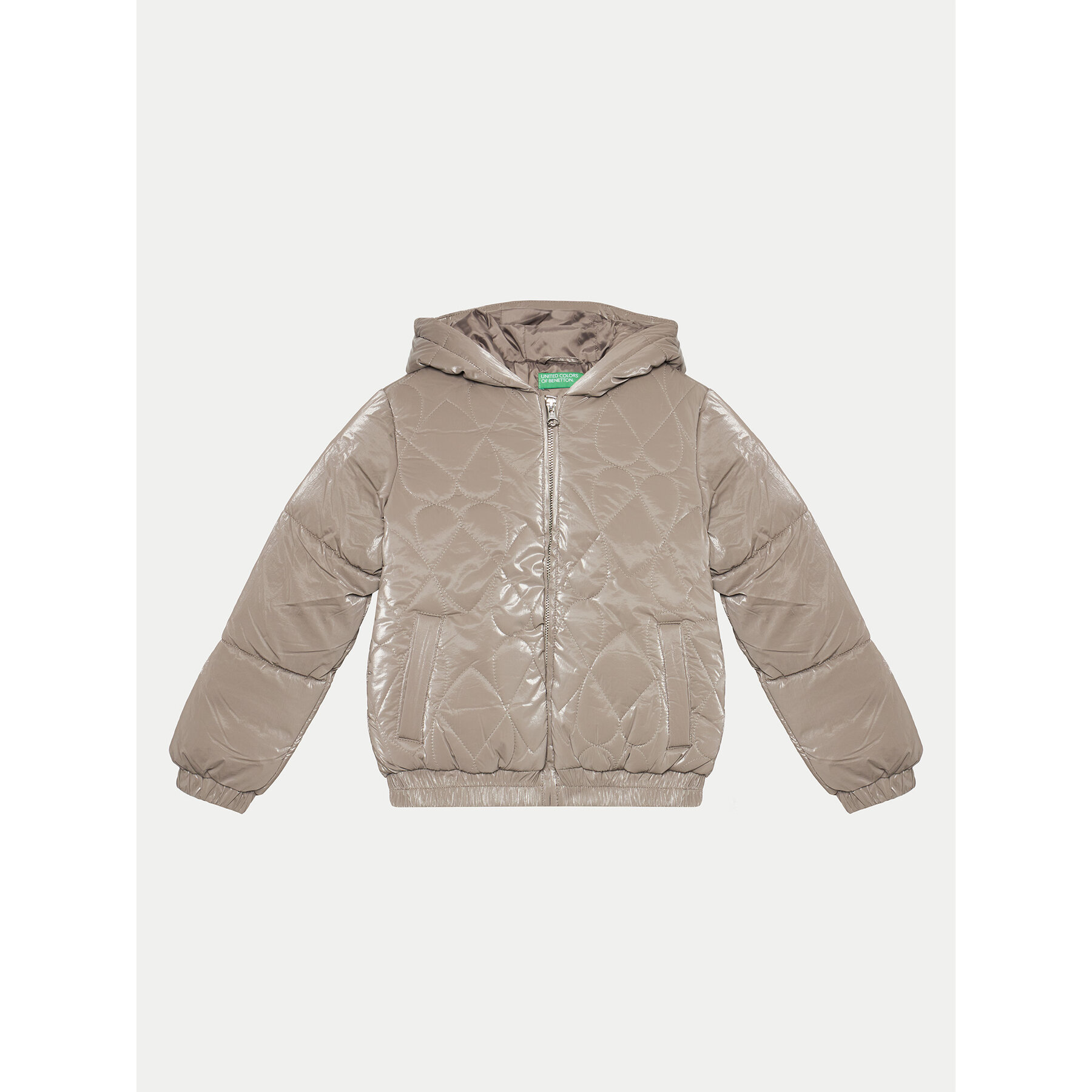 United Colors Of Benetton Kurtka zimowa 27WYCN05A Beżowy Regular Fit