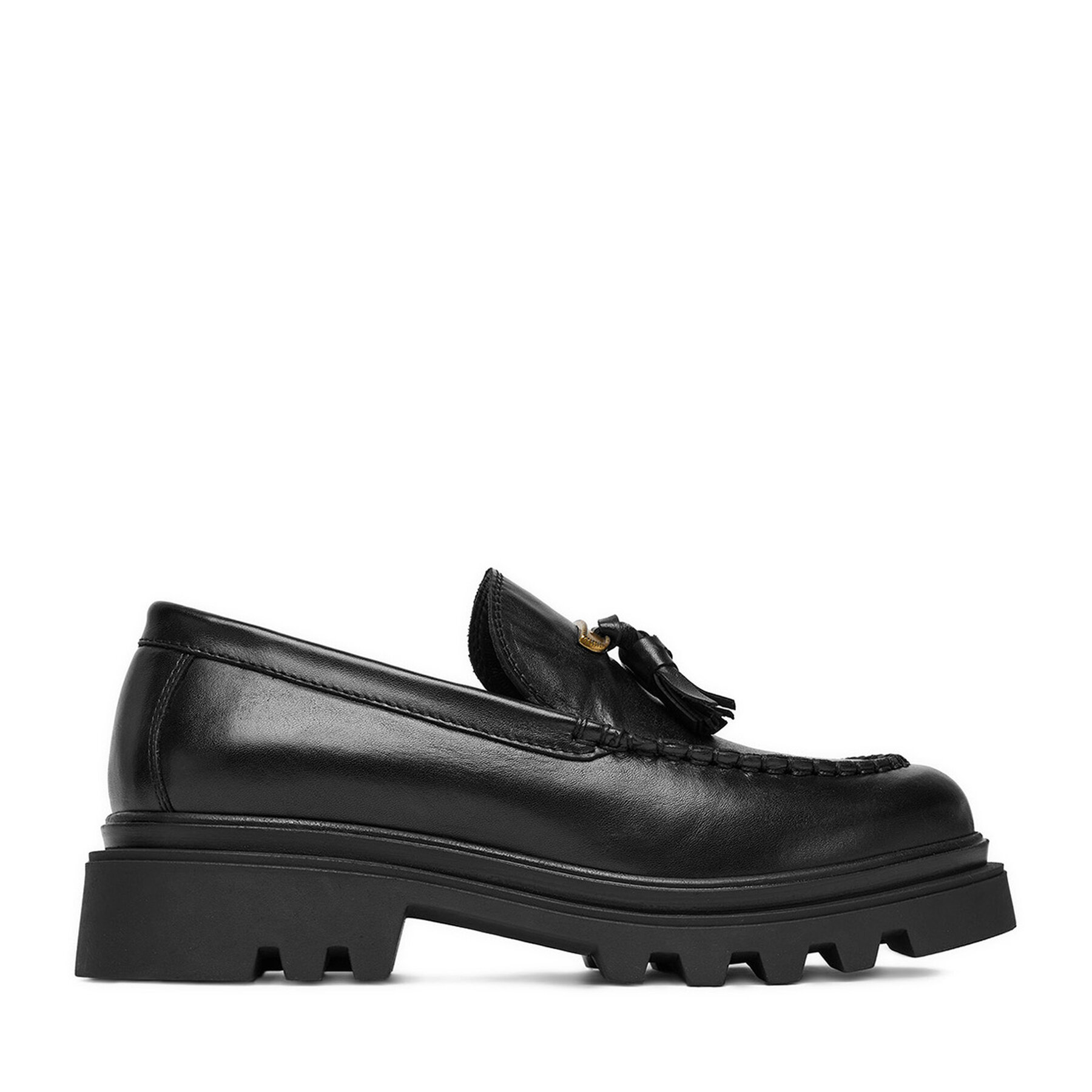 Badura Loafersy EO-AUBRE-01 Czarny