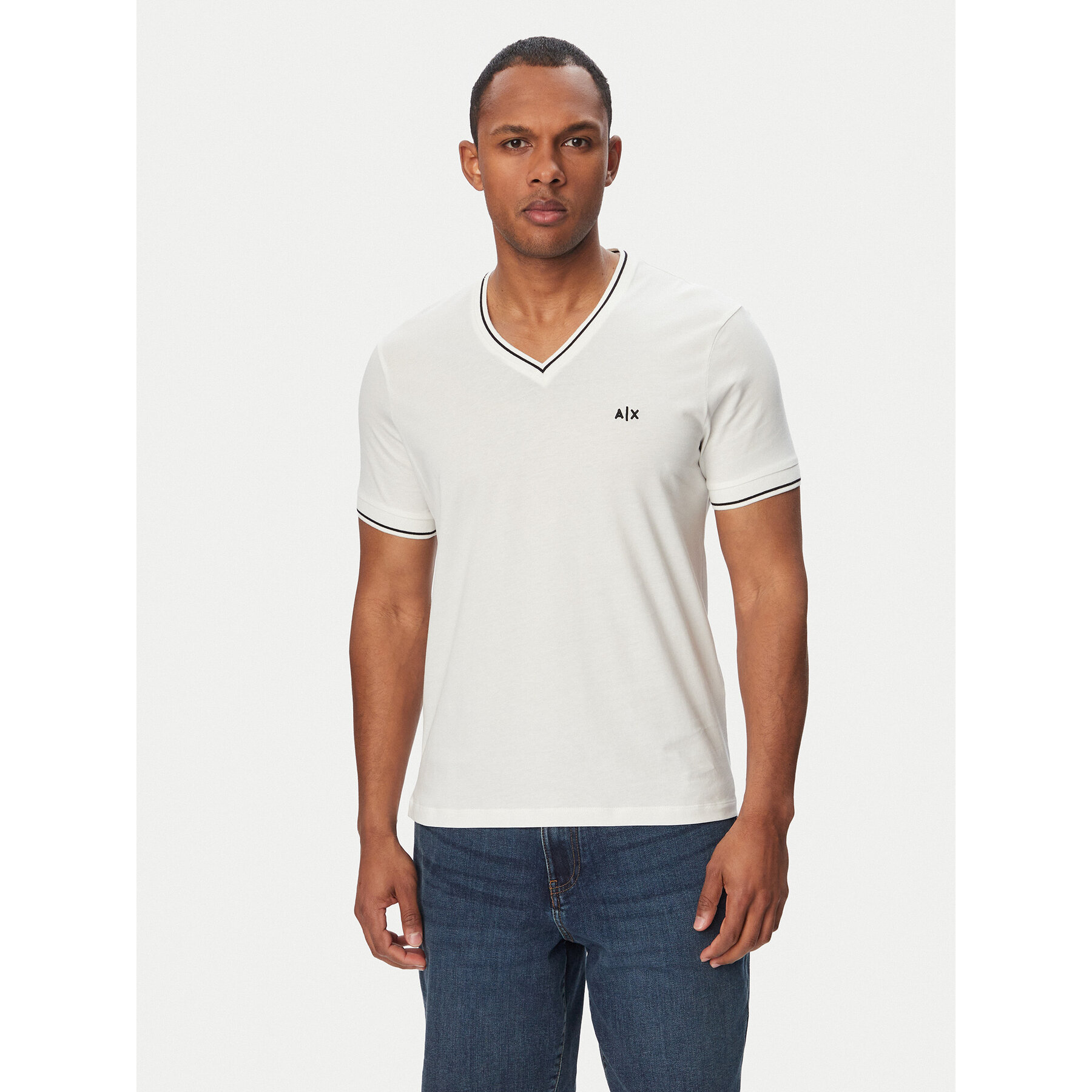 Armani Exchange T-Shirt XM002512 AF10358 U0009 Biały Regular Fit