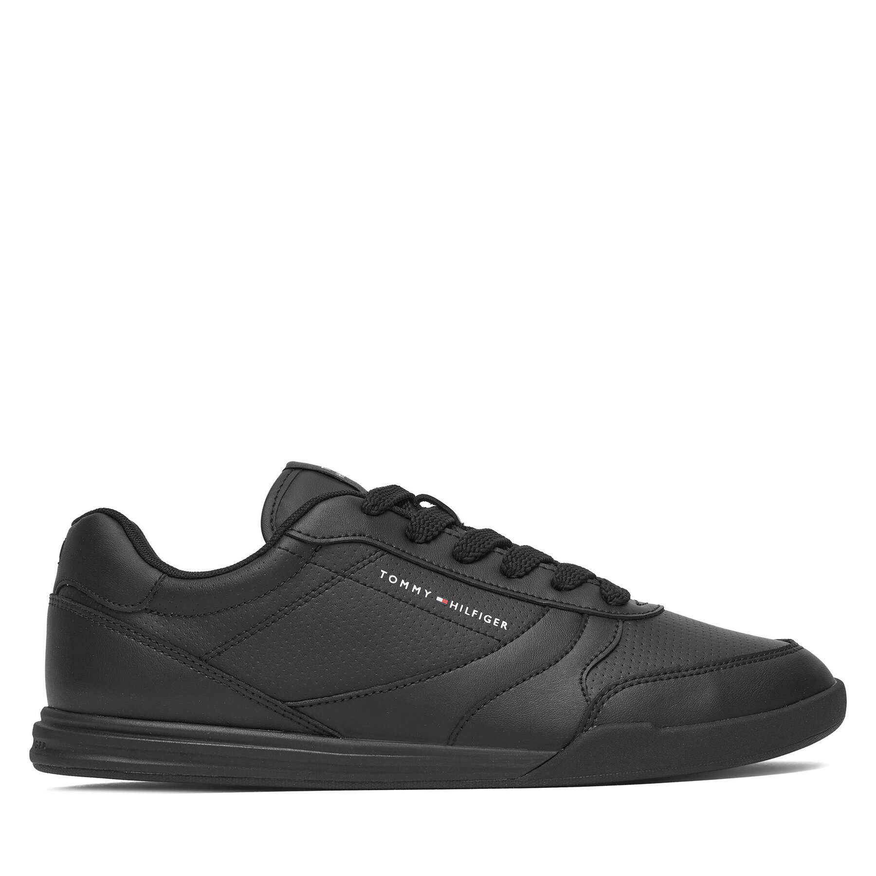 Tommy Hilfiger Sneakersy Lopro Cup Leather FM0FM05677 Czarny