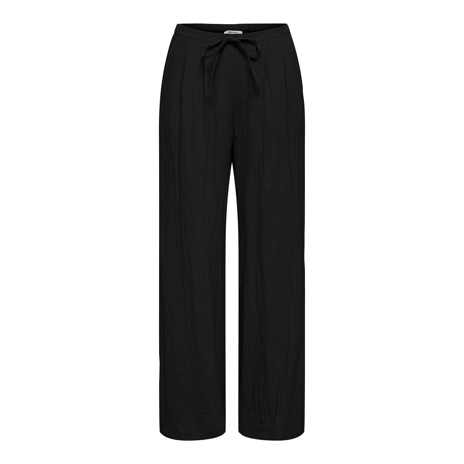 ONLY Spodnie materiałowe Lita 15370273 Czarny Relaxed Fit