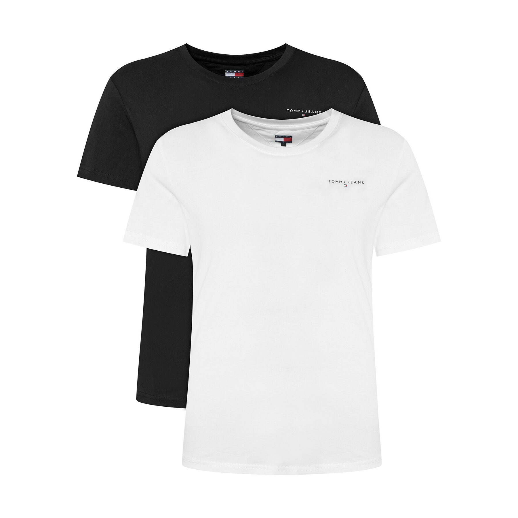 Tommy Jeans Komplet t-shirtów DM0DM22316 Kolorowy Slim Fit