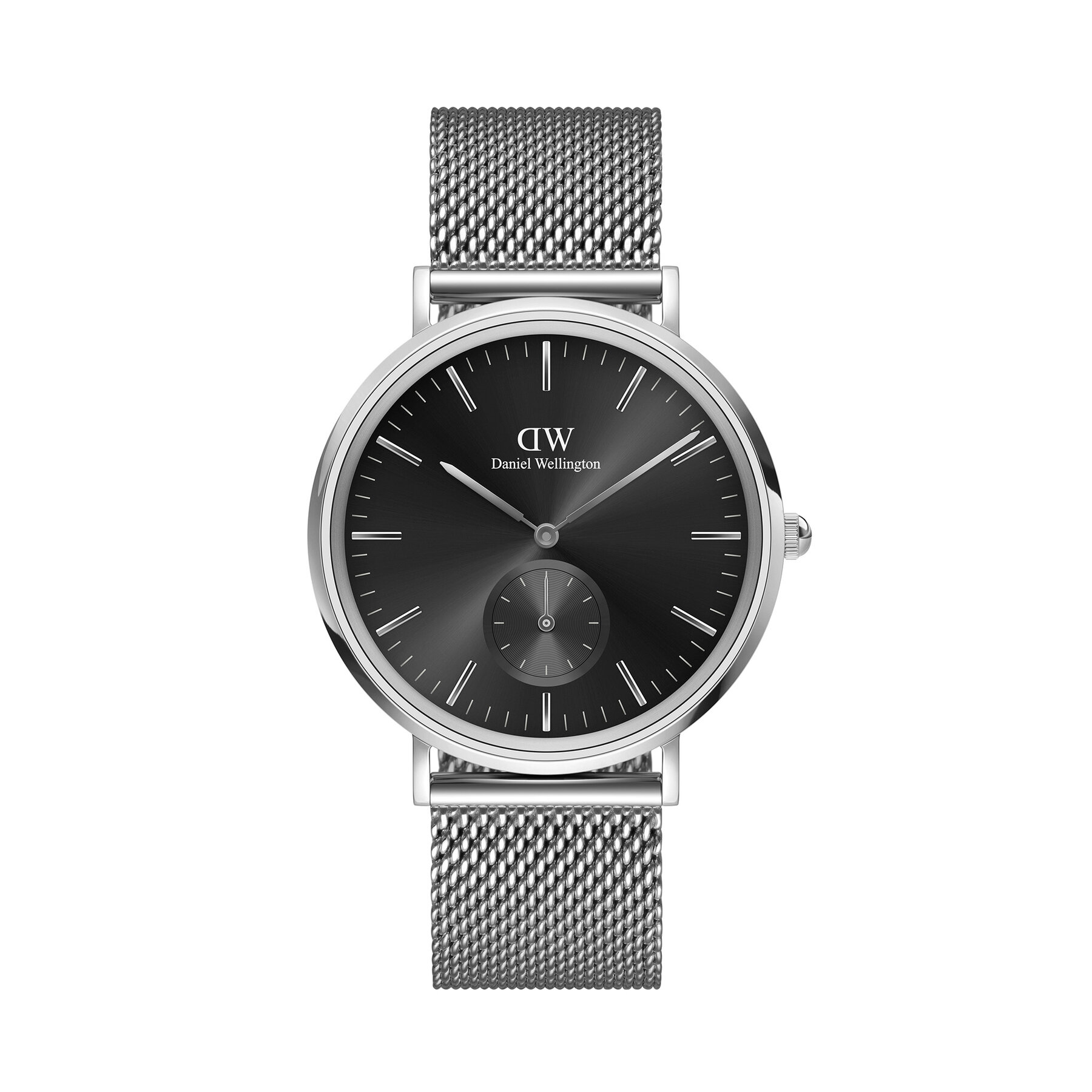 Daniel Wellington Zegarek Classic Multi-Eye Sterling Onyx DW00100711 Srebrny
