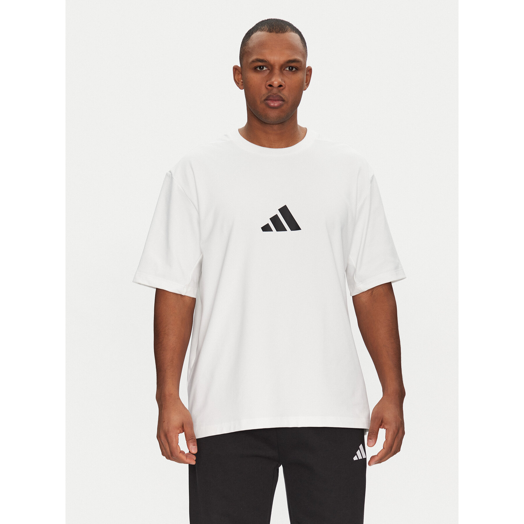 adidas T-Shirt Z.N.E. JC5482 Biały Loose Fit