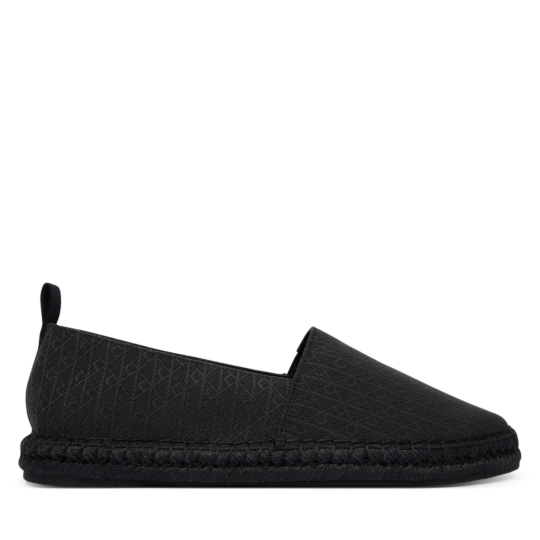 Calvin Klein Espadryle Espadrille Aop Cv HM0HM02231 Czarny