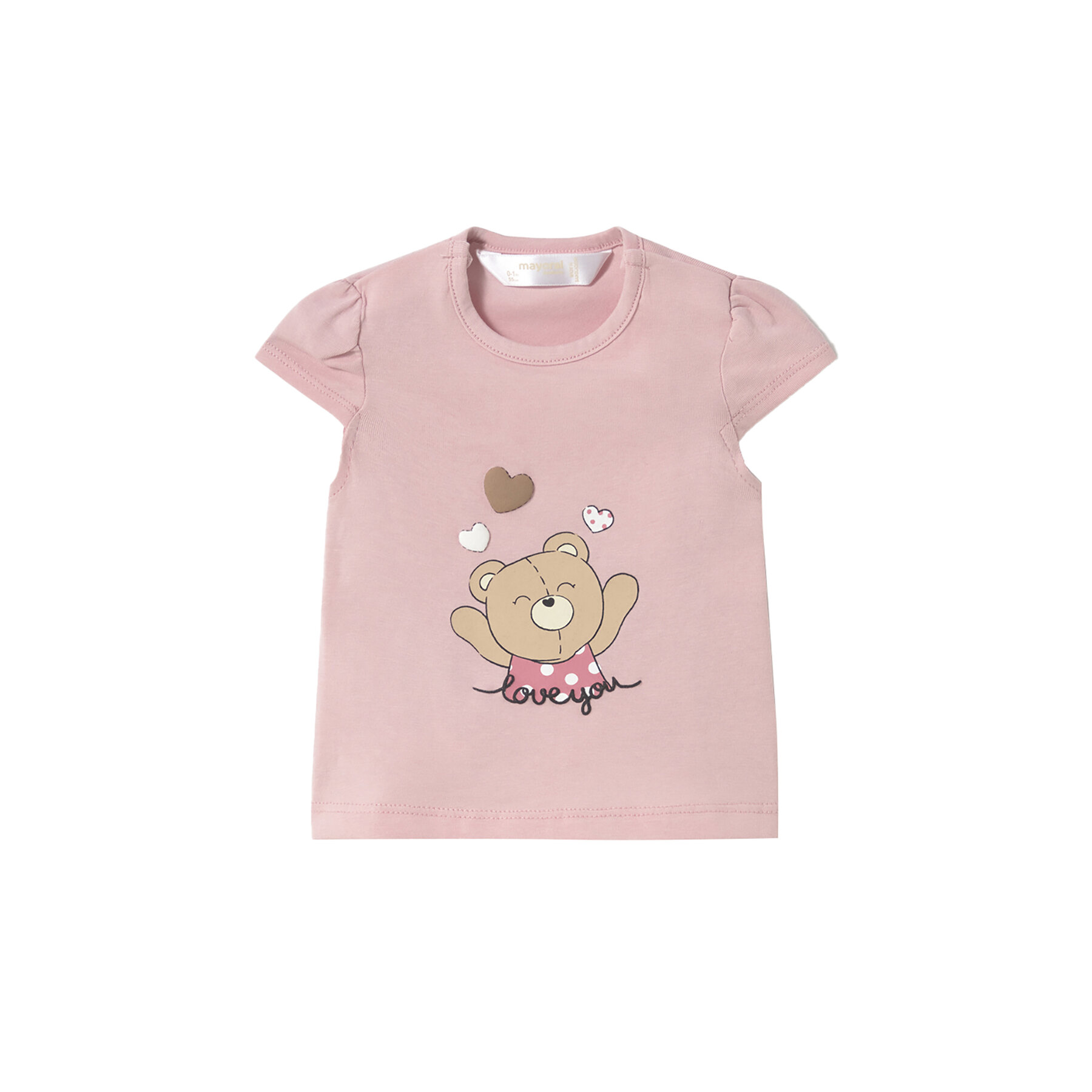 Mayoral T-Shirt 1070 Różowy Regular Fit