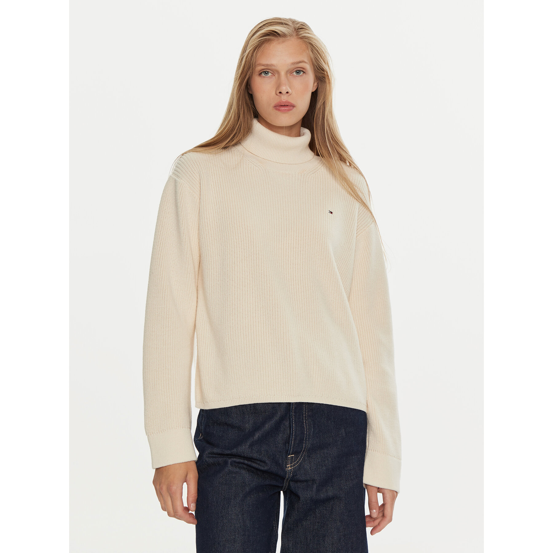 Tommy Hilfiger Golf WW0WW43094 Écru Regular Fit