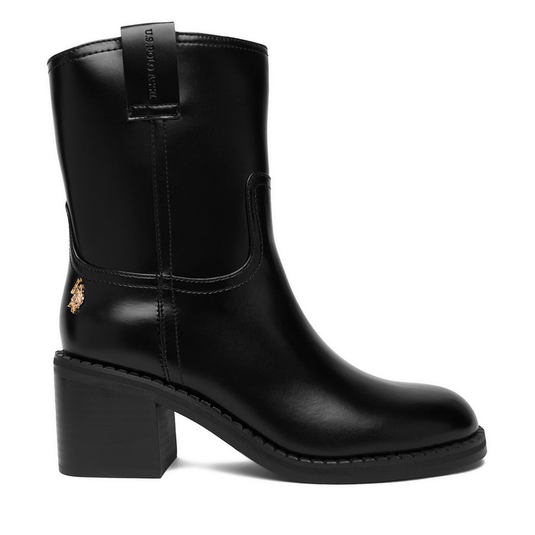 U.S. Polo Assn. Botki EO-KATIA001W/EY1 Czarny
