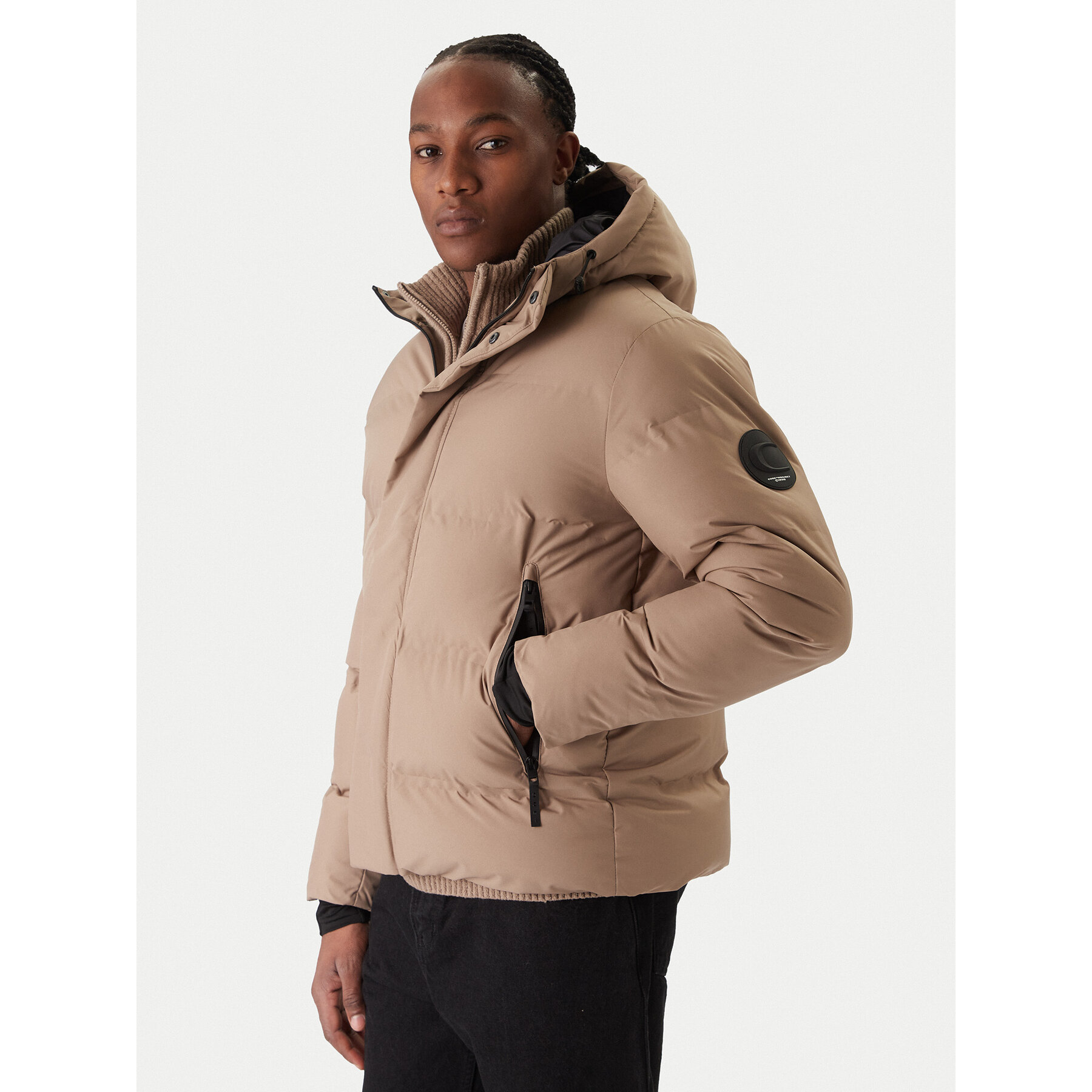 Jack & Jones Kurtka zimowa Fusion 12285919 Beżowy Regular Fit