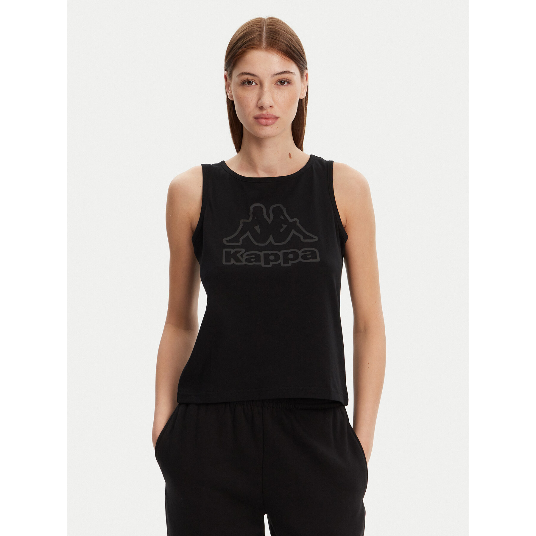 Kappa Top Logo Gria 382129W Czarny Regular Fit