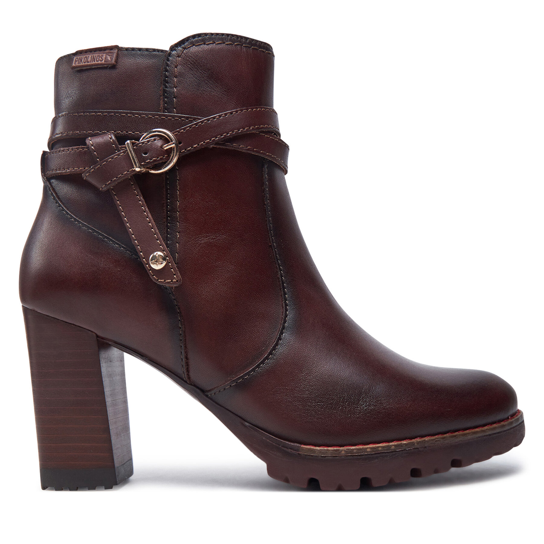Pikolinos Botki W7M-8806 Bordowy