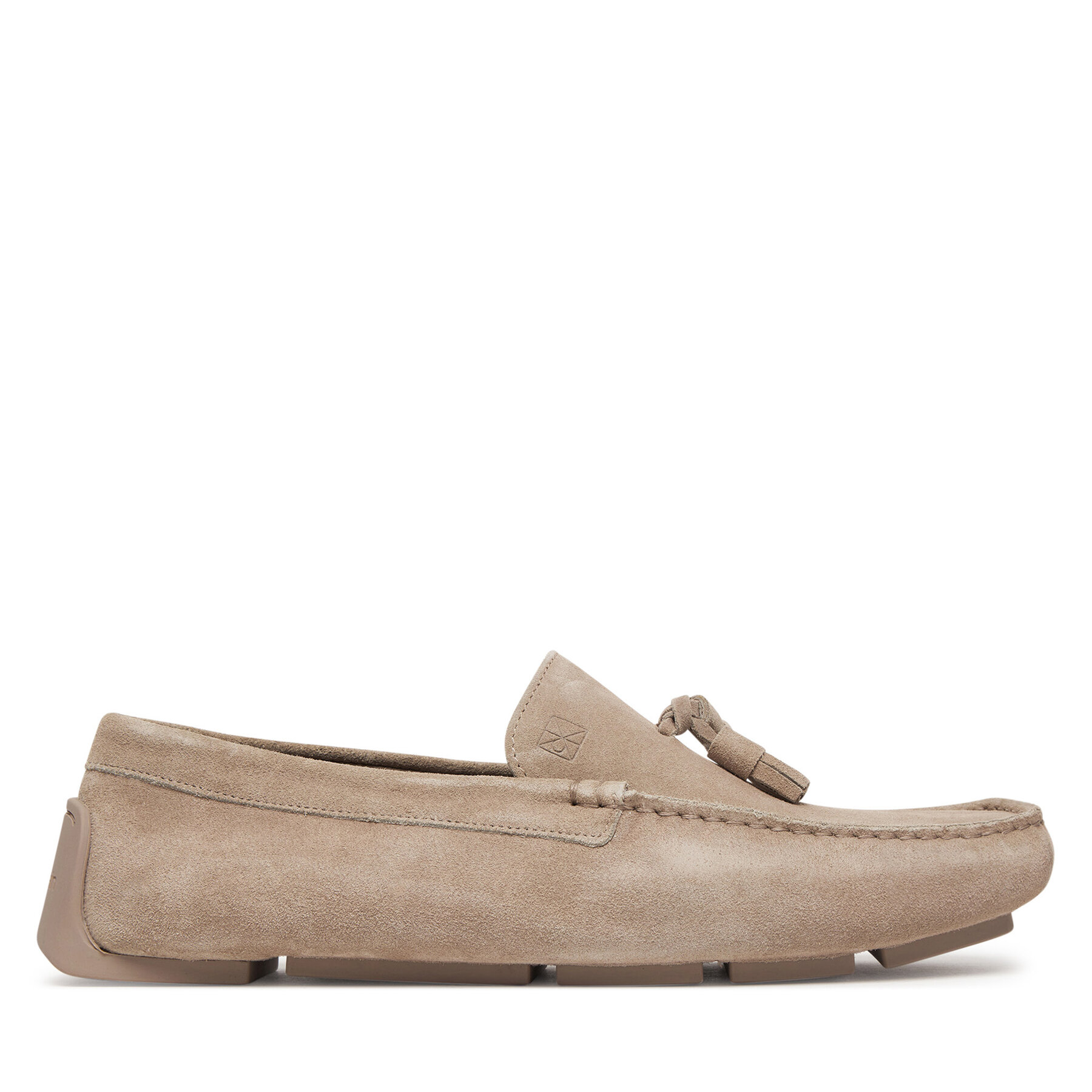 Calvin Klein Mokasyny Driver Tassels Su HM0HM02028 Beżowy