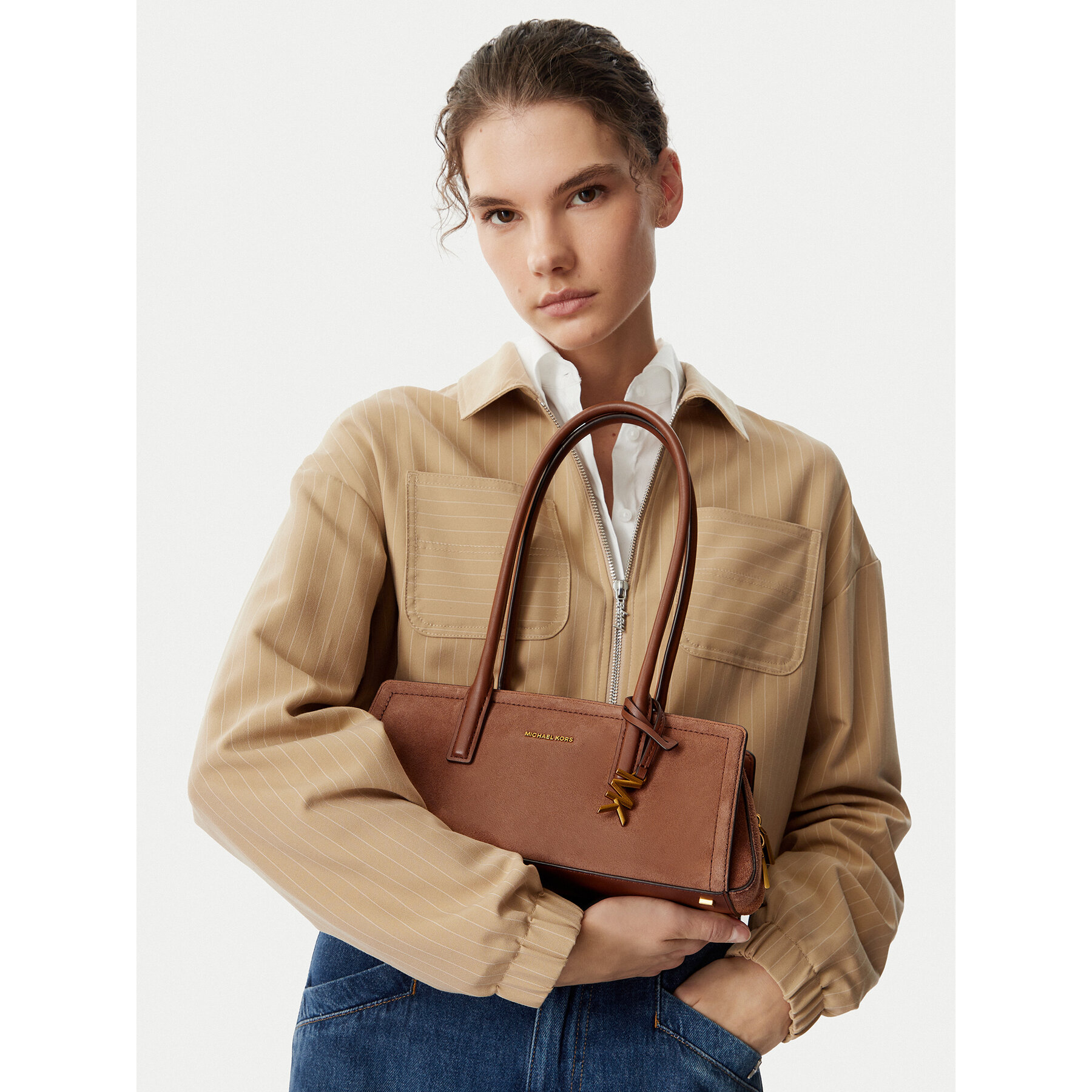 MICHAEL Michael Kors Torebka 30T6A9IT0S Brązowy