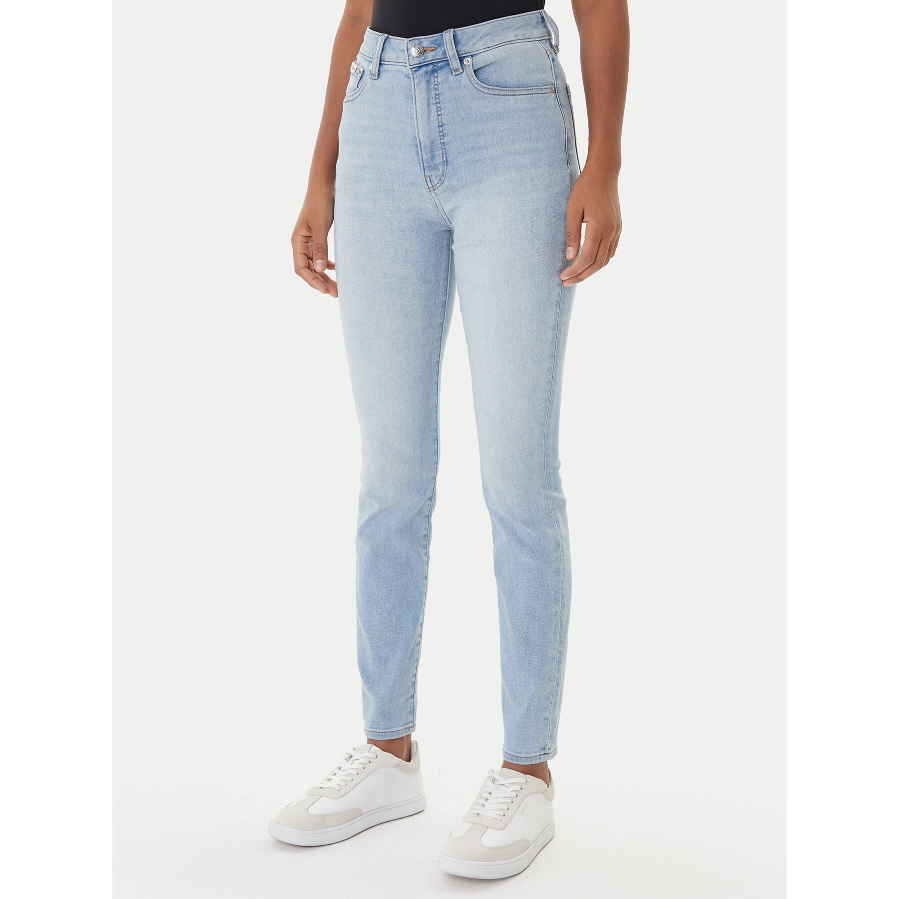 Calvin Klein Jeans Jeansy LV047E610G Niebieski Skinny Fit