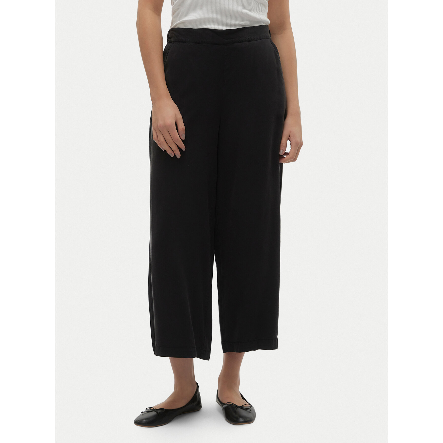 Vero Moda Kuloty Bree 10304861 Czarny Wide Leg