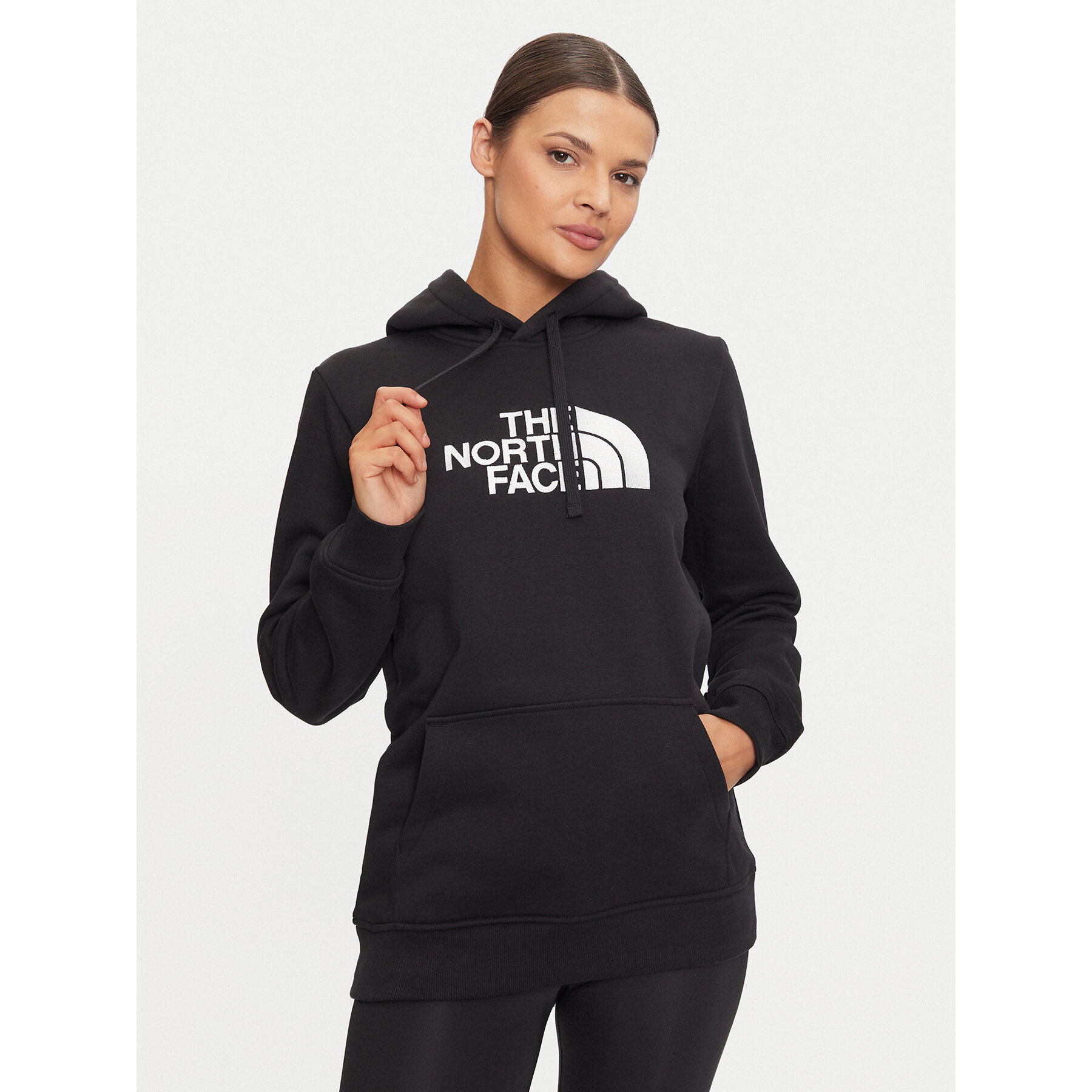 The North Face Bluza Drew Peak NF0A89EH Czarny Regular Fit