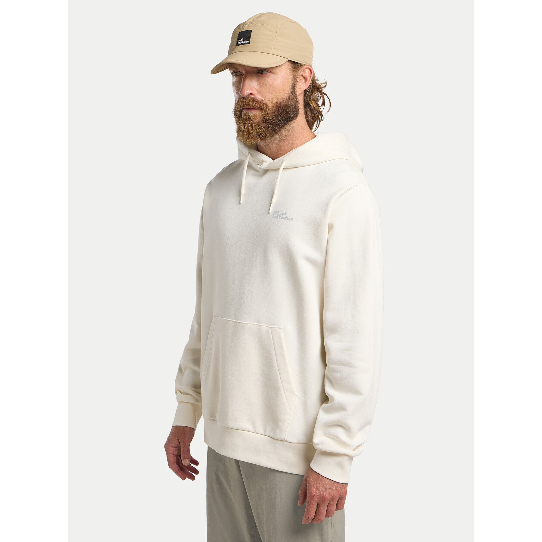 Jack Wolfskin Bluza Essential A63872 Écru Regular Fit