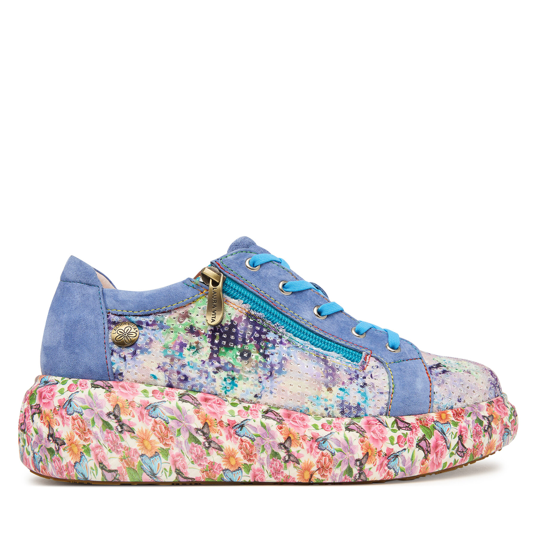 Laura Vita Sneakersy Sodao 02 Niebieski